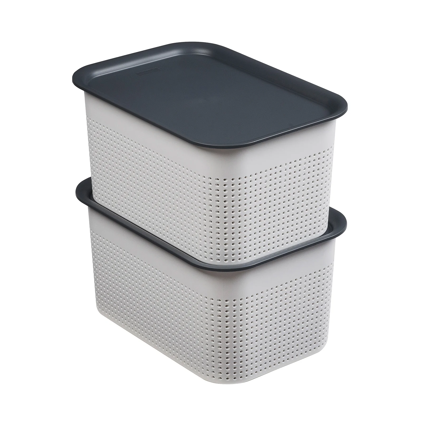 2er Set Boxen mit Deckel 4,5 l BRISEN - Image 19