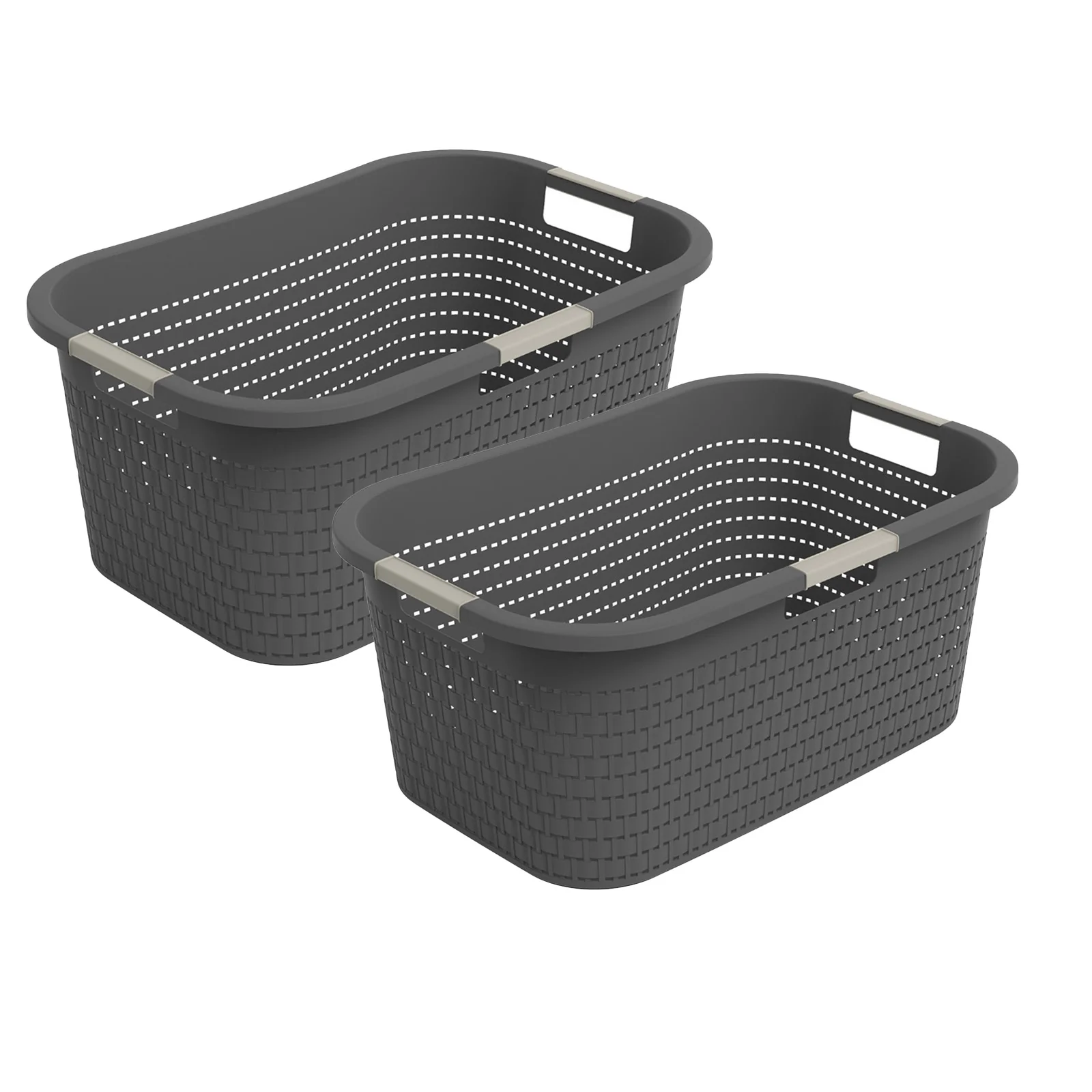 2er Set Country Wäschekorb 40l 2tlg. - Image 10