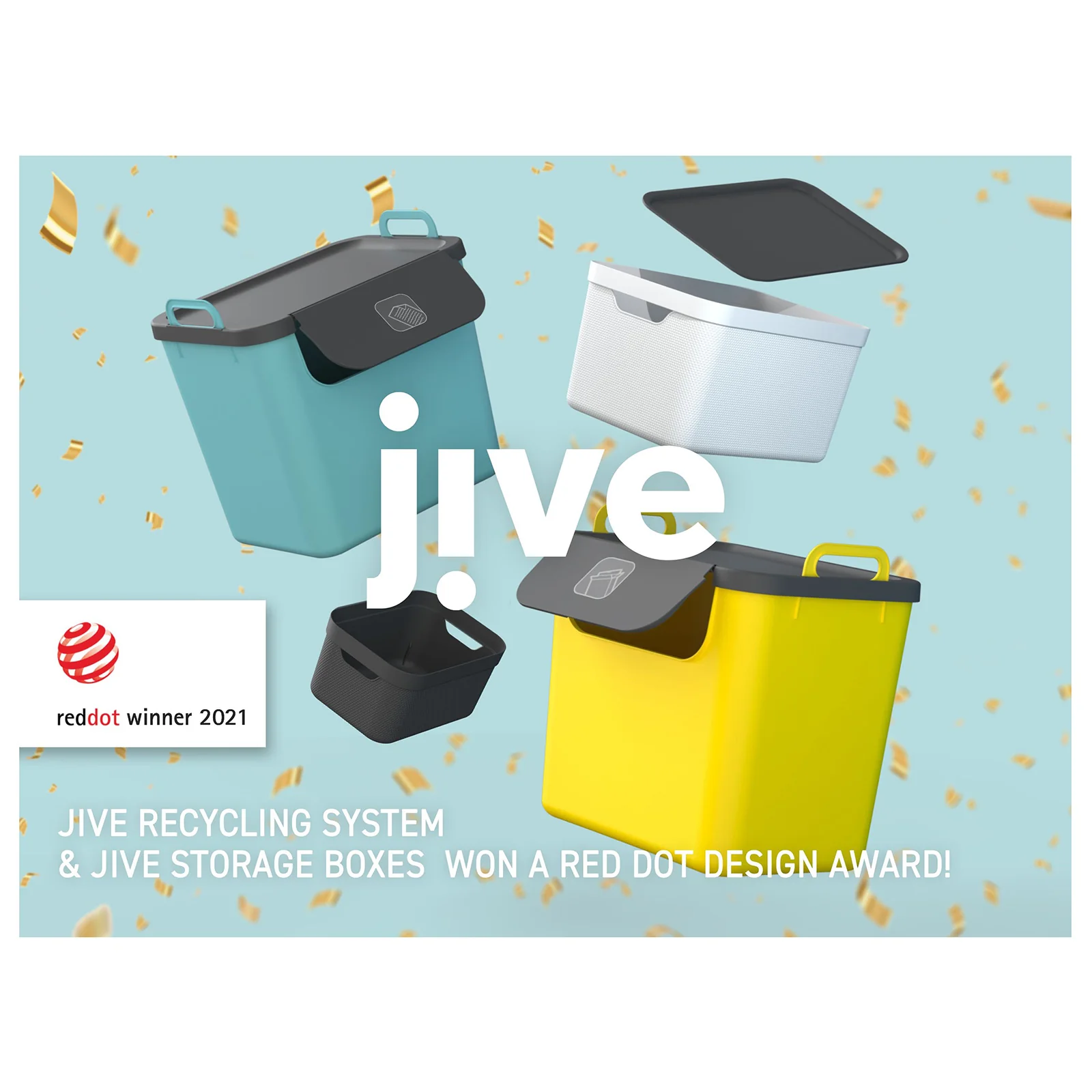3er Set Dekobox mit Deckel DIN A4 JIVE - Image 33