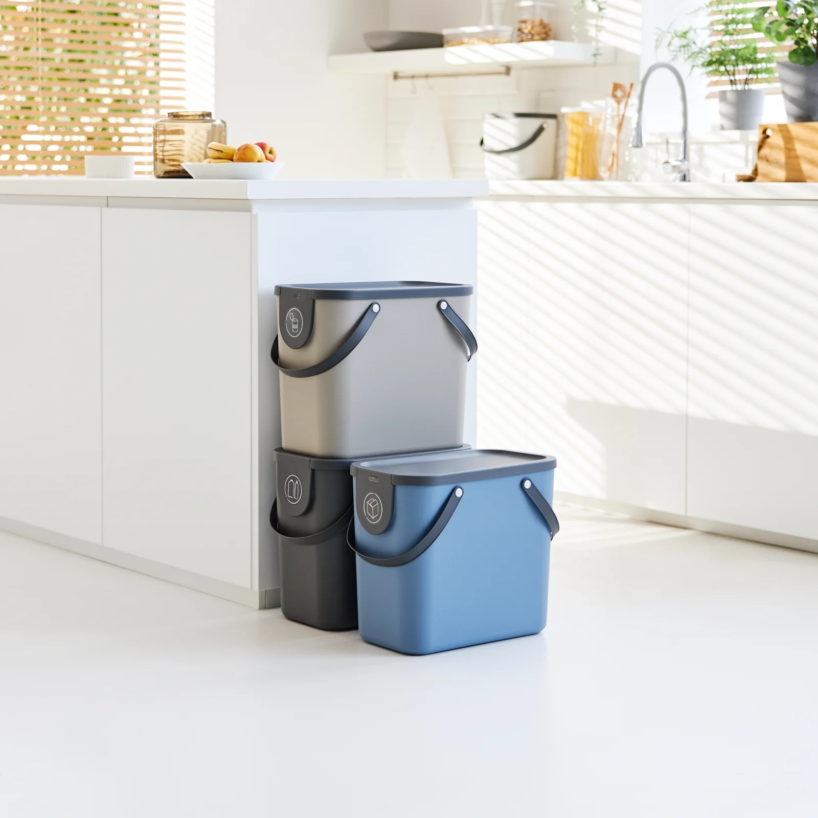3er Set Müllsystem 25 l und 6 l ALBULA - Image 9