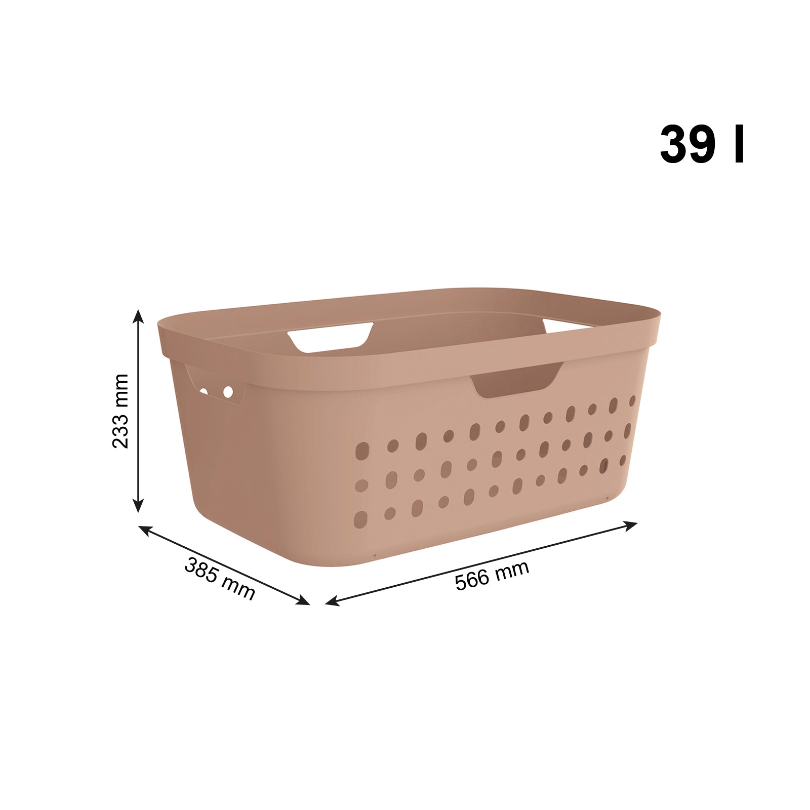 3er-Set Wäschekorb Jona 39l - Image 11