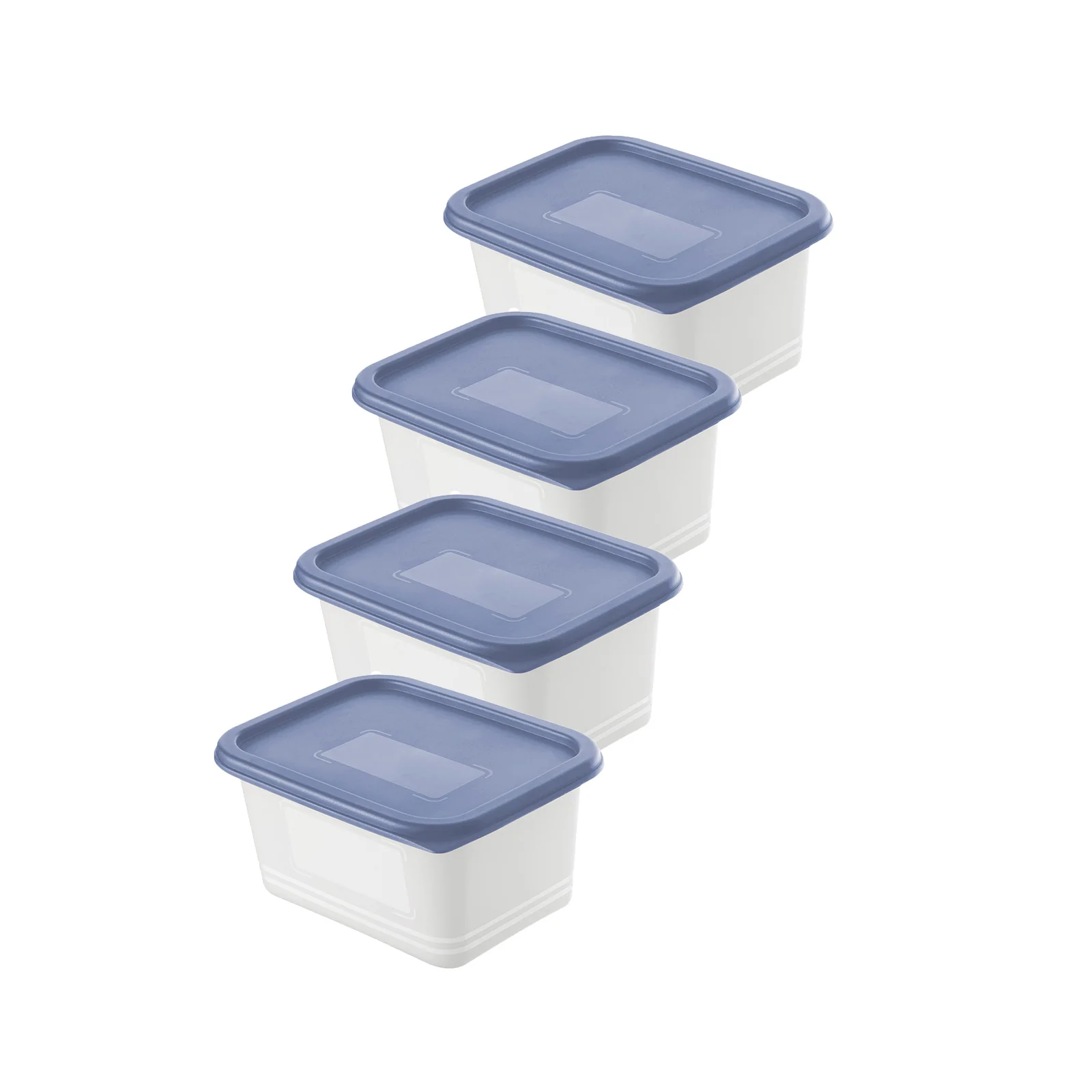4er Set Gefrierdosen 0,75 l DOMINO - Image 3