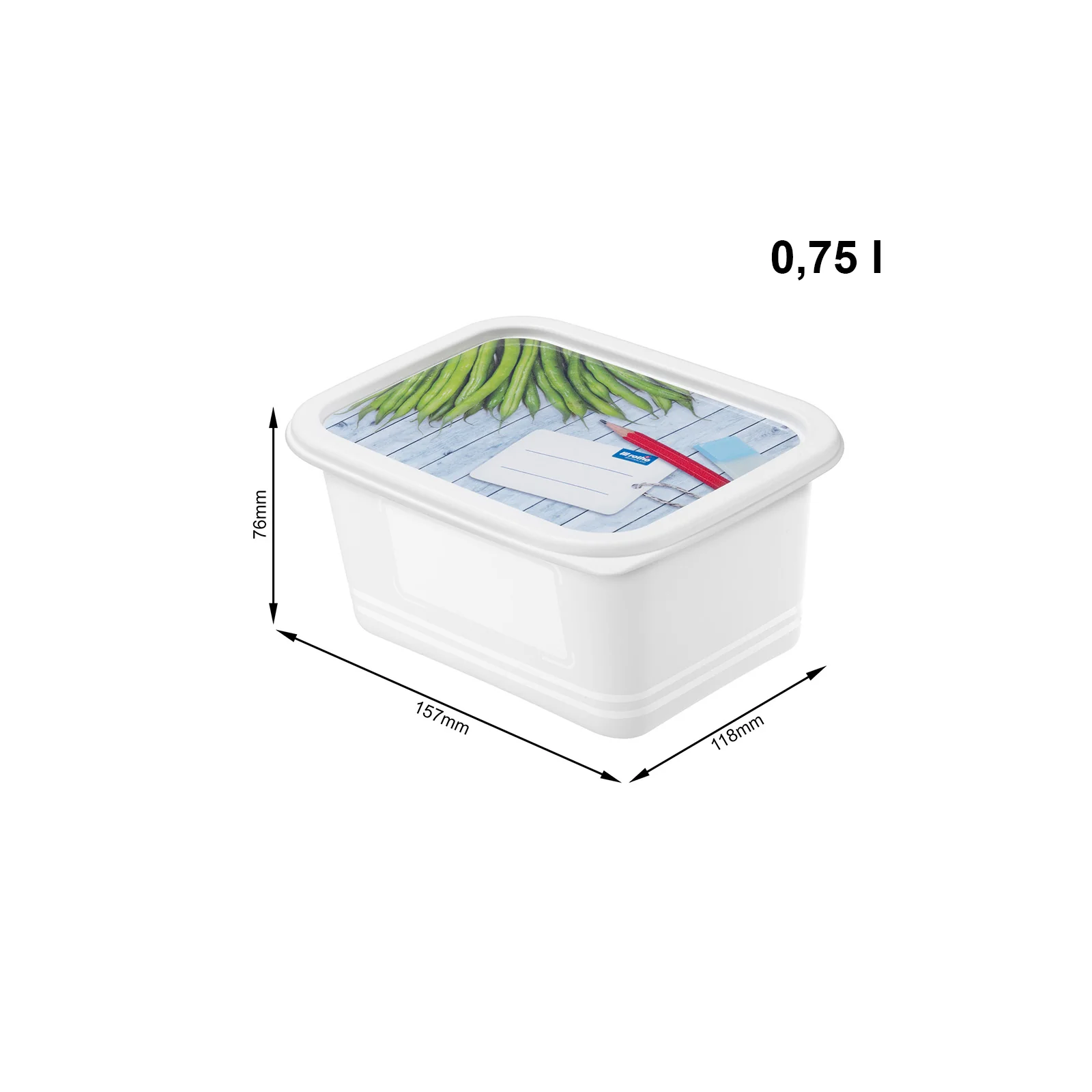 4er Set Gefrierdosen 0,75 l DOMINO - Image 8