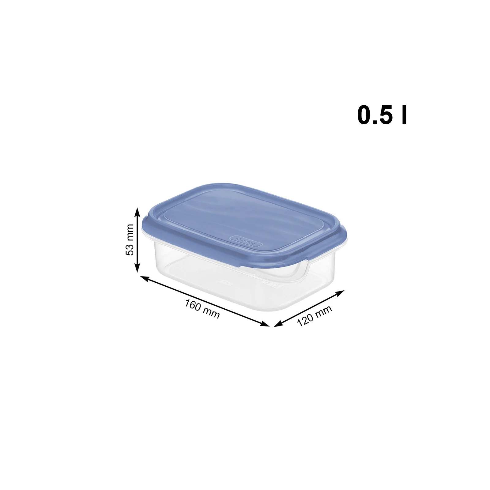 8er Set Kühlschrankdose 0,5 l RONDO - Image 3