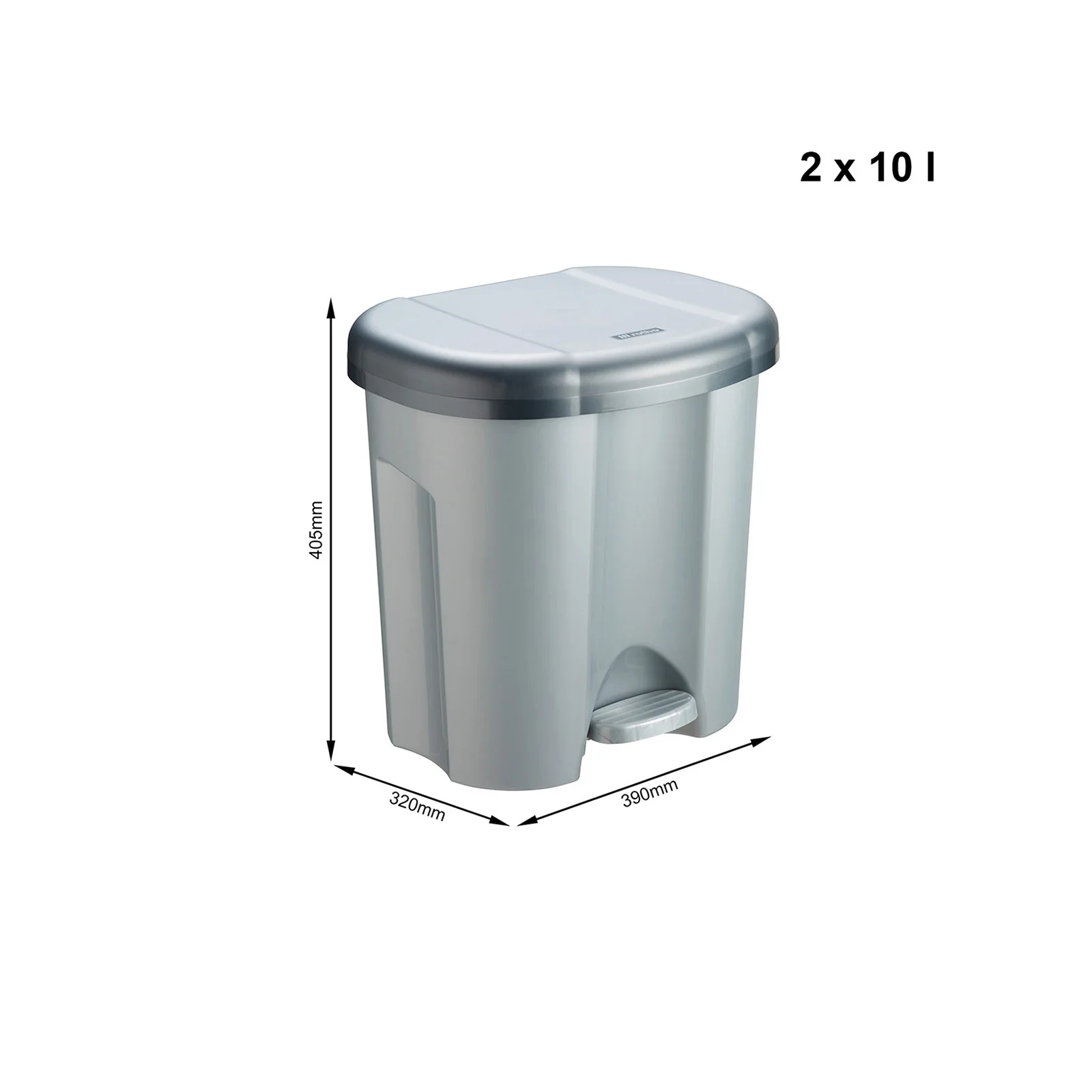 Abfalleimer 2 x 10 l DUO - Image 7