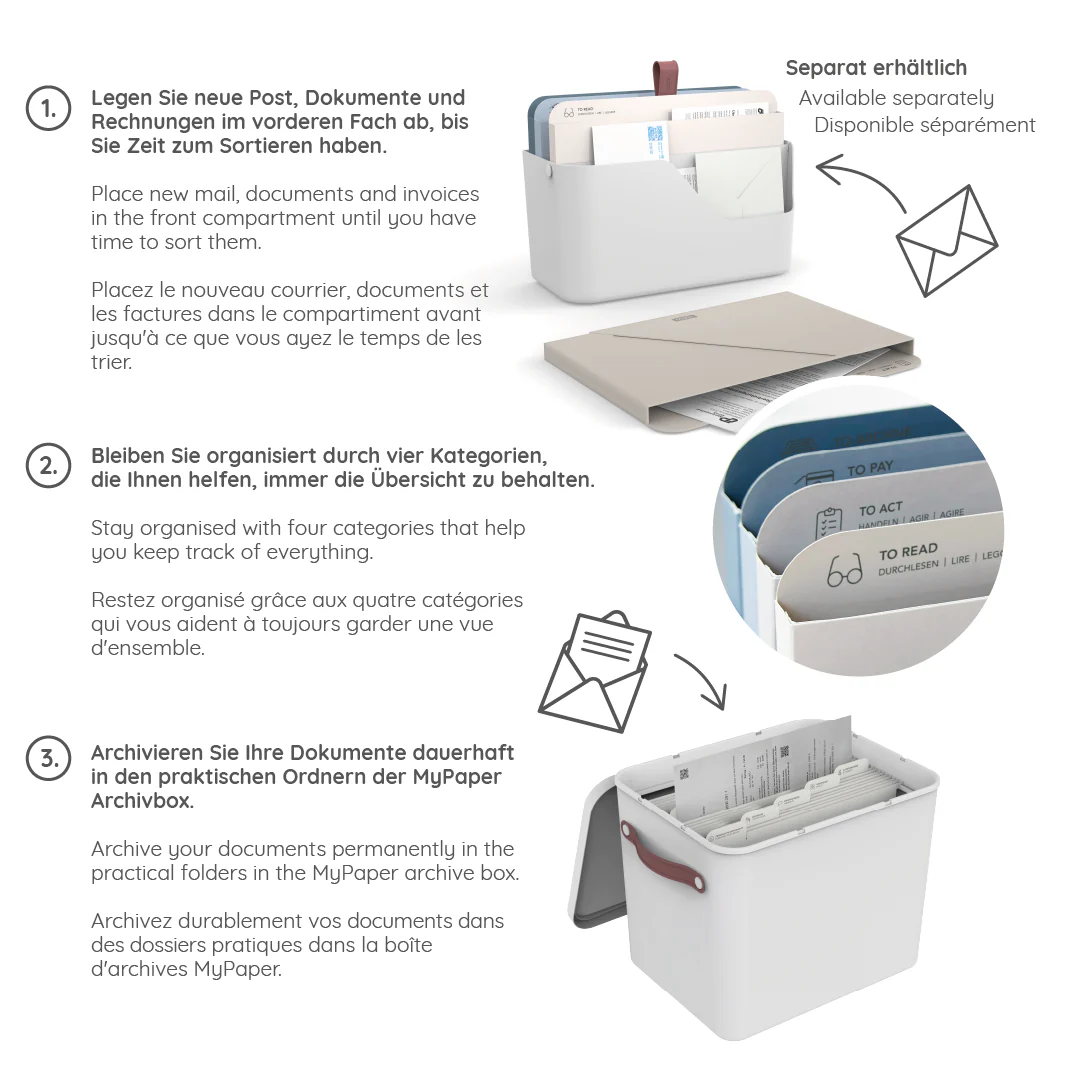 Archivbox Dokumentenorganizer MY PAPER Plus - Image 15