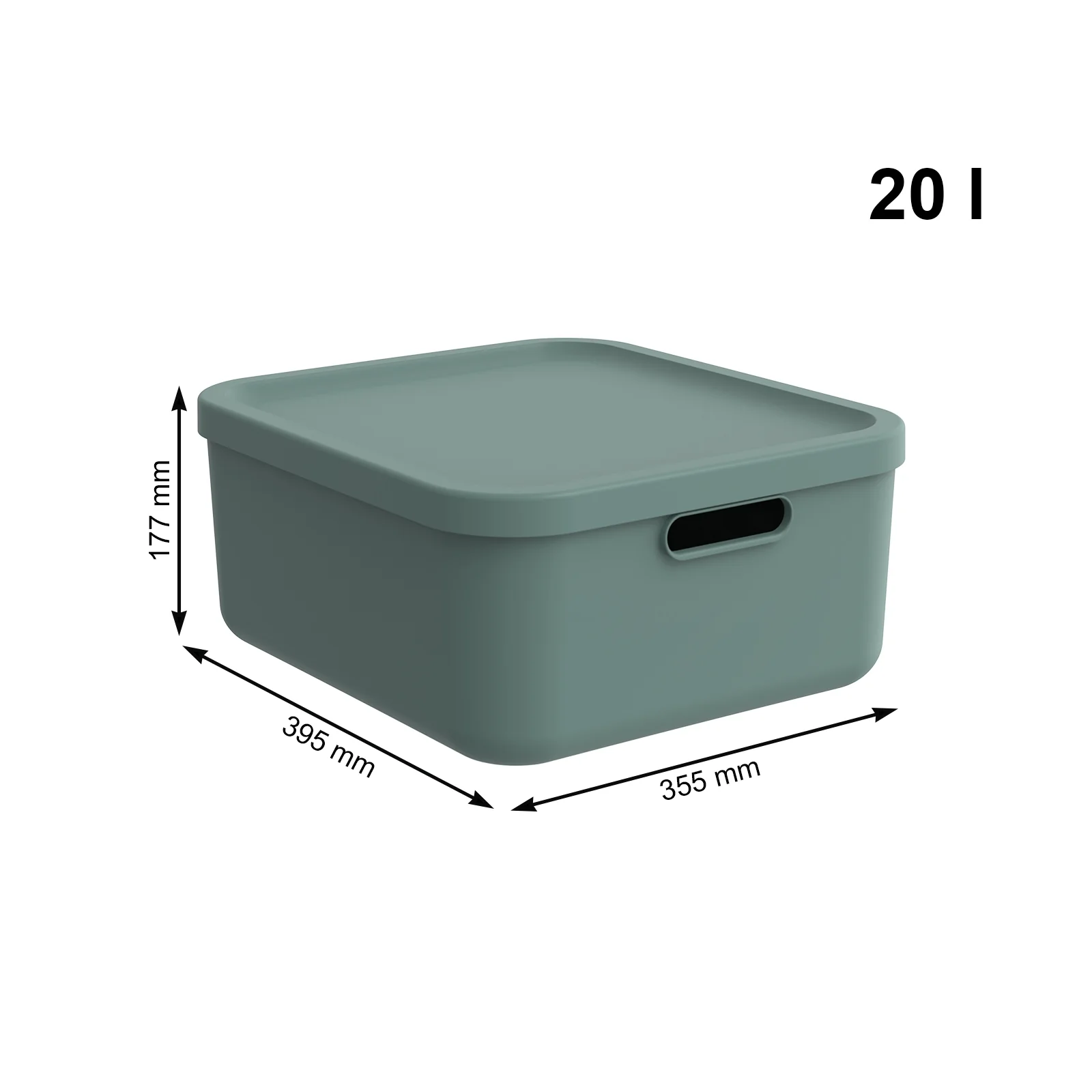 Aufbewahrungsbox 20l 2er-Set ALBULA LIGHT - Image 12