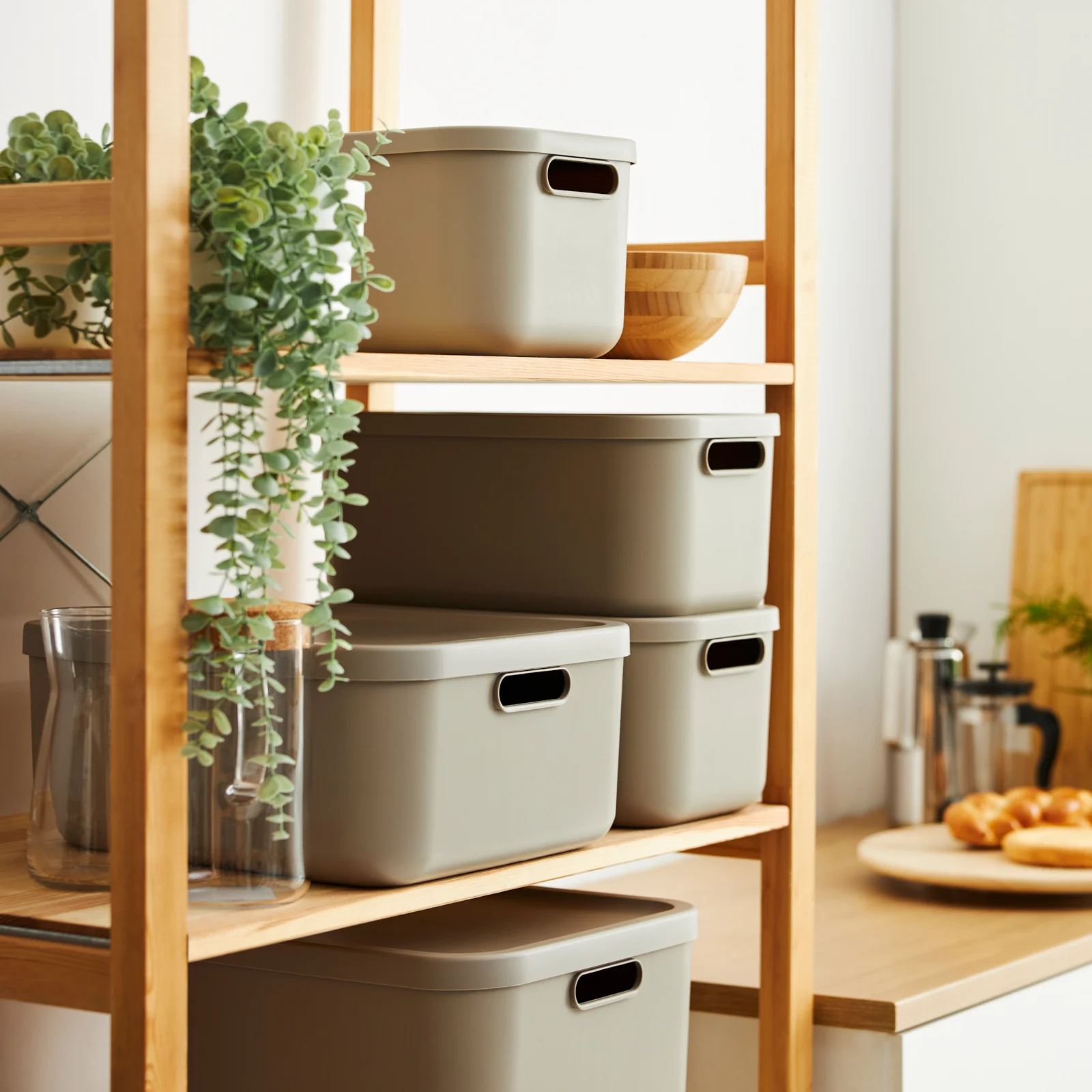 Aufbewahrungsbox 4er Set 12 l ALBULA LIGHT - Image 30