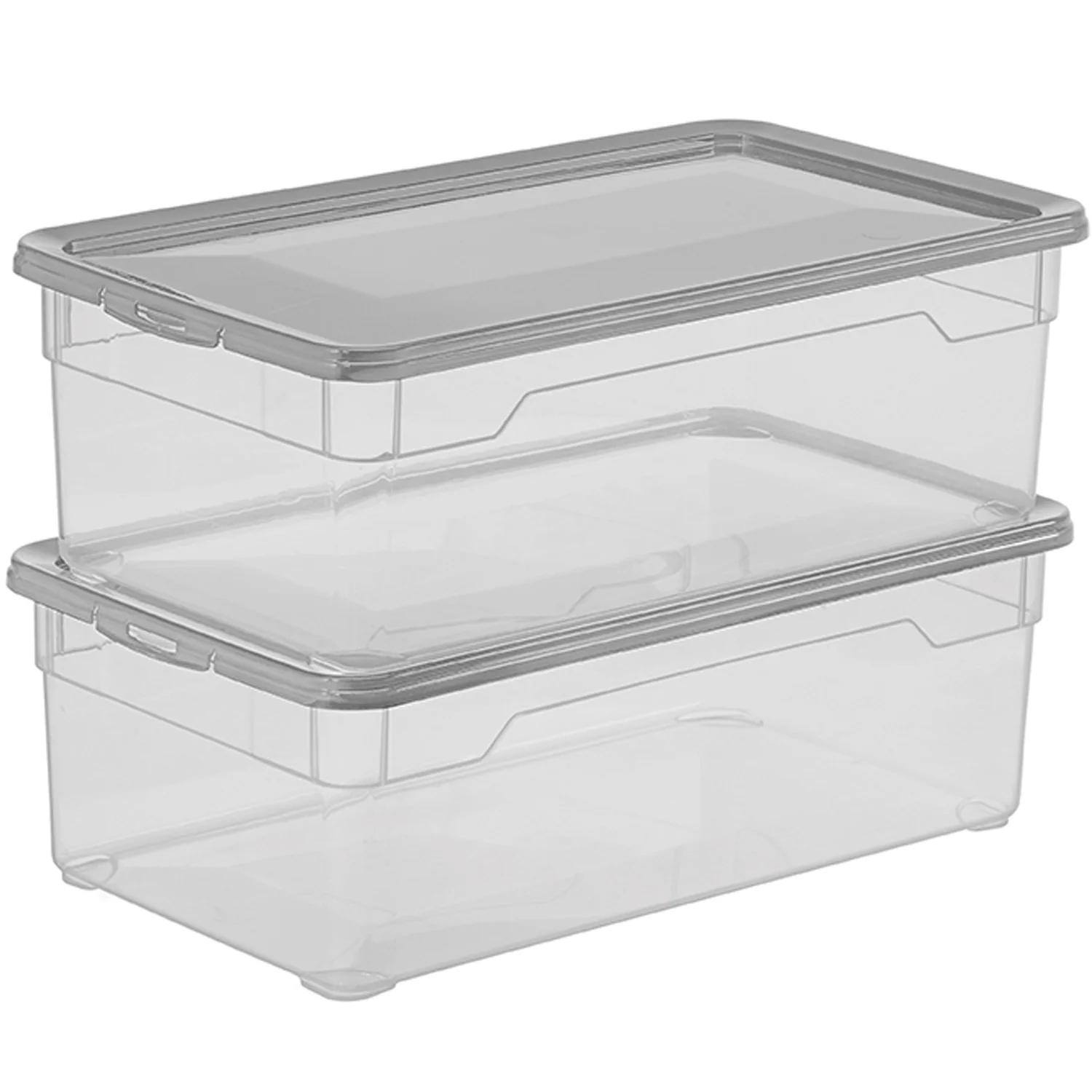 Aufbewahrungsbox, 5 l, 4-tlg. CLEAR