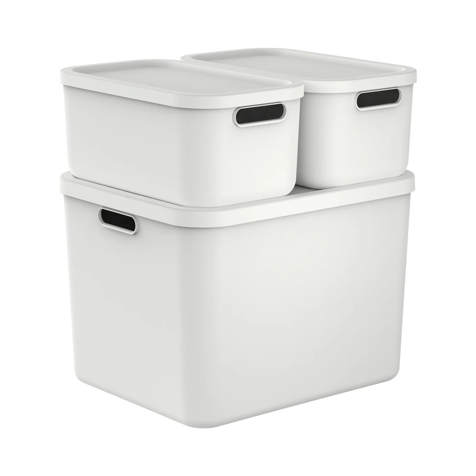 Aufbewahrungsboxen-Set 3tlg. 2x 12l und 55l ALBULA LIGHT - Image 21