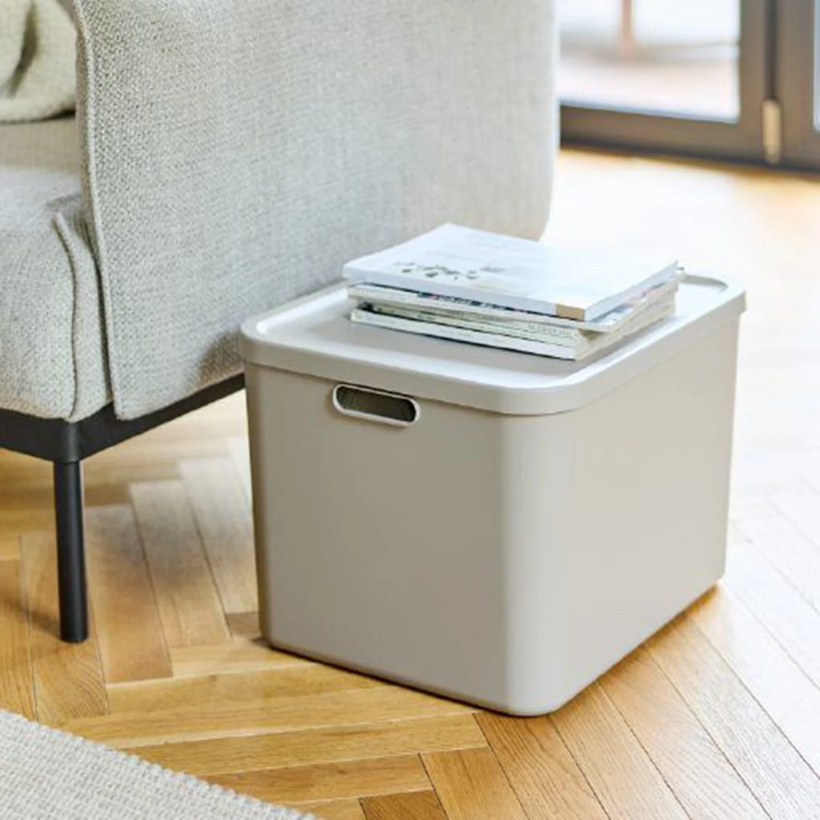 Aufbewahrungsboxen-Set 3tlg. 2x 12l und 55l ALBULA LIGHT - Image 7