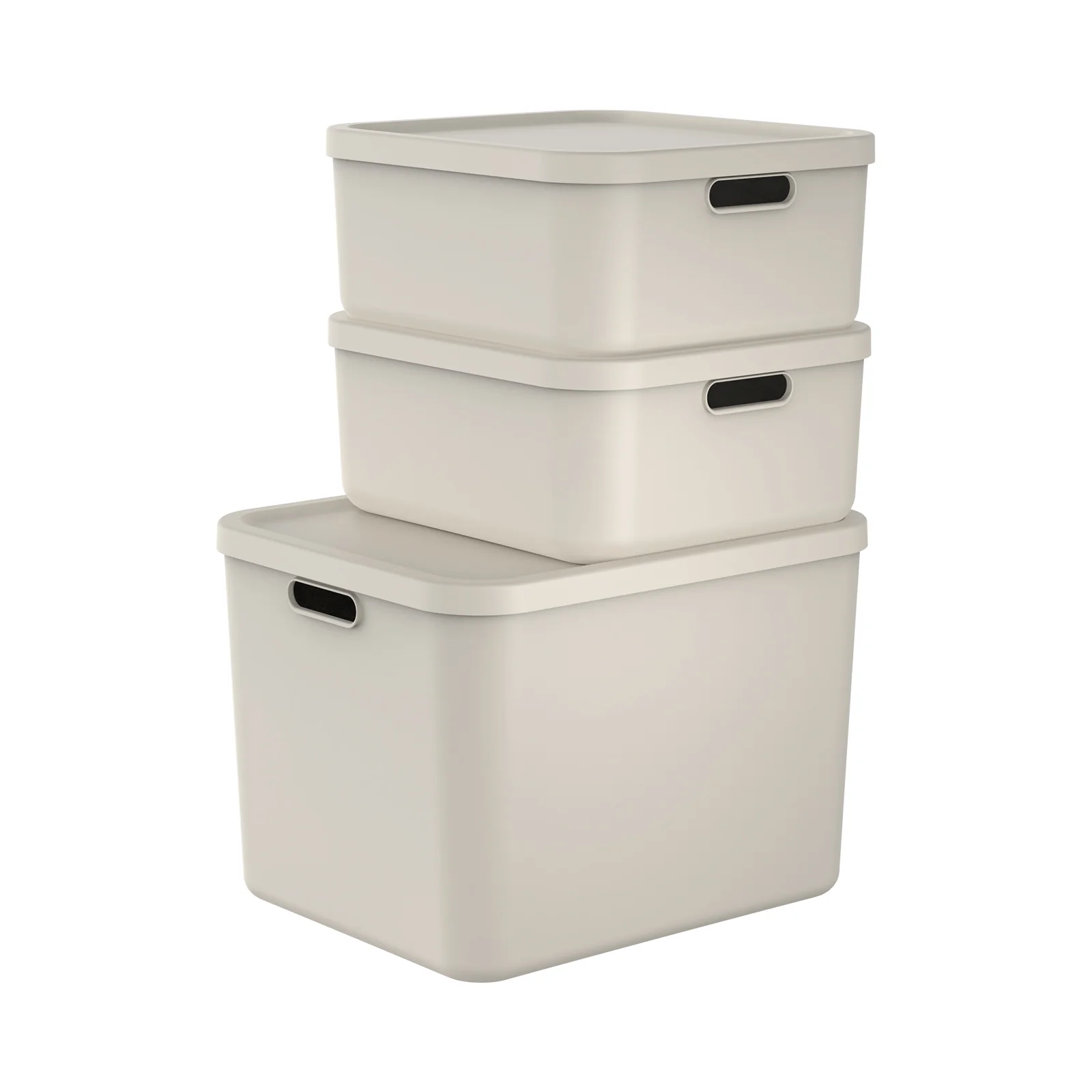 Aufbewahrungsboxen-Set 3tlg. 2x 20l und 55l ALBULA LIGHT - Image 12