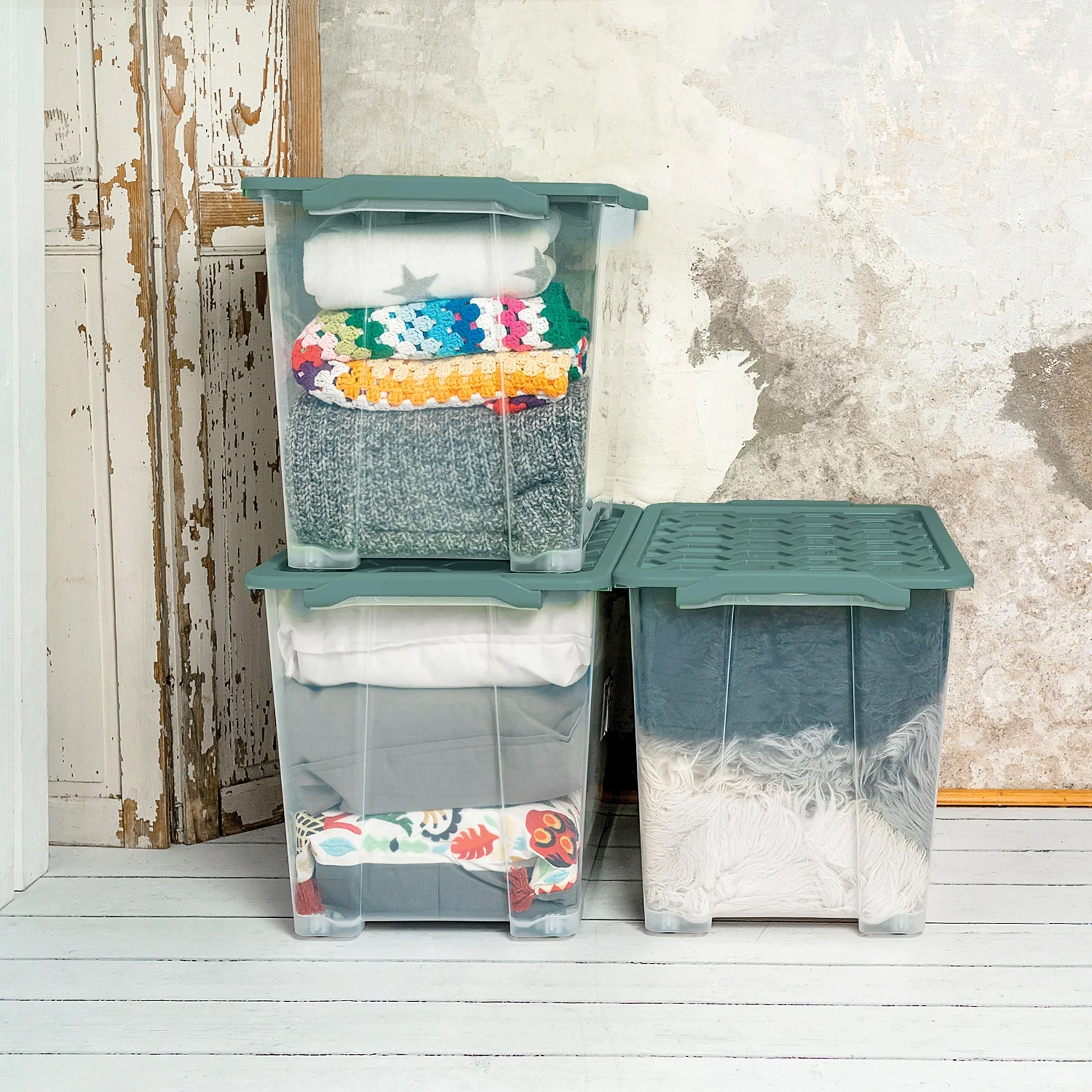 Box mit Rädern und Deckel 65 l EVO SAFE KEEPING - Image 6