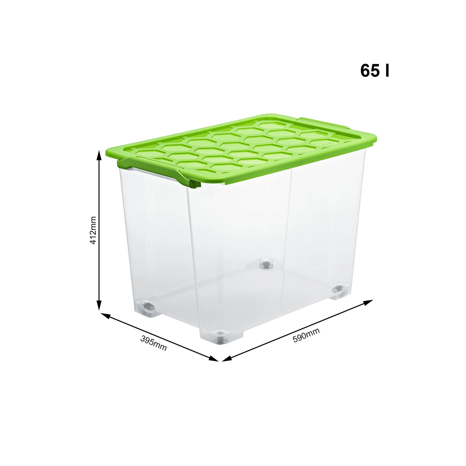 Box mit Rädern und Deckel 65 l EVO SAFE KEEPING - Image 9