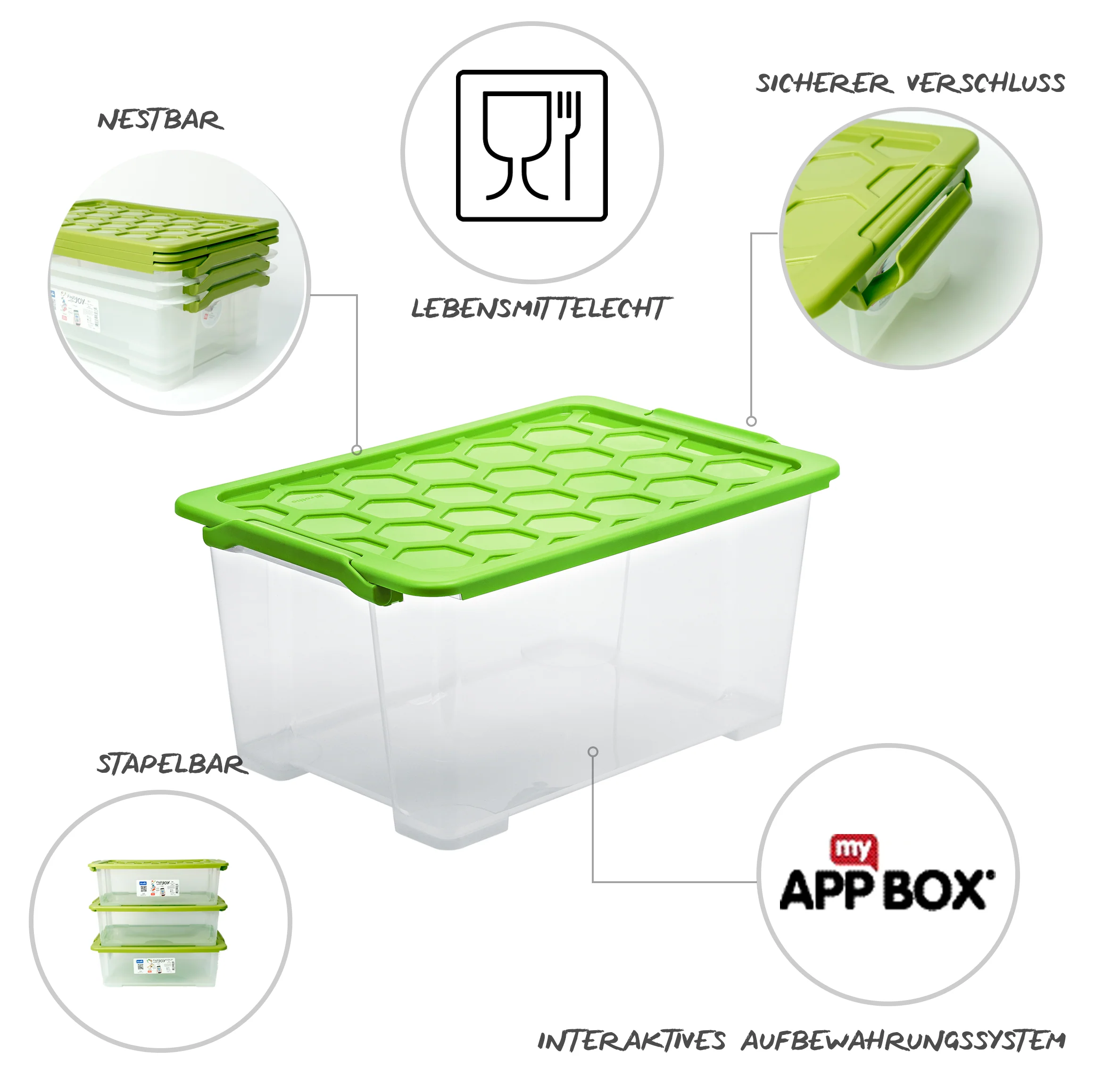 Box mit Deckel 44 l EVO SAFE KEEPING - Image 7