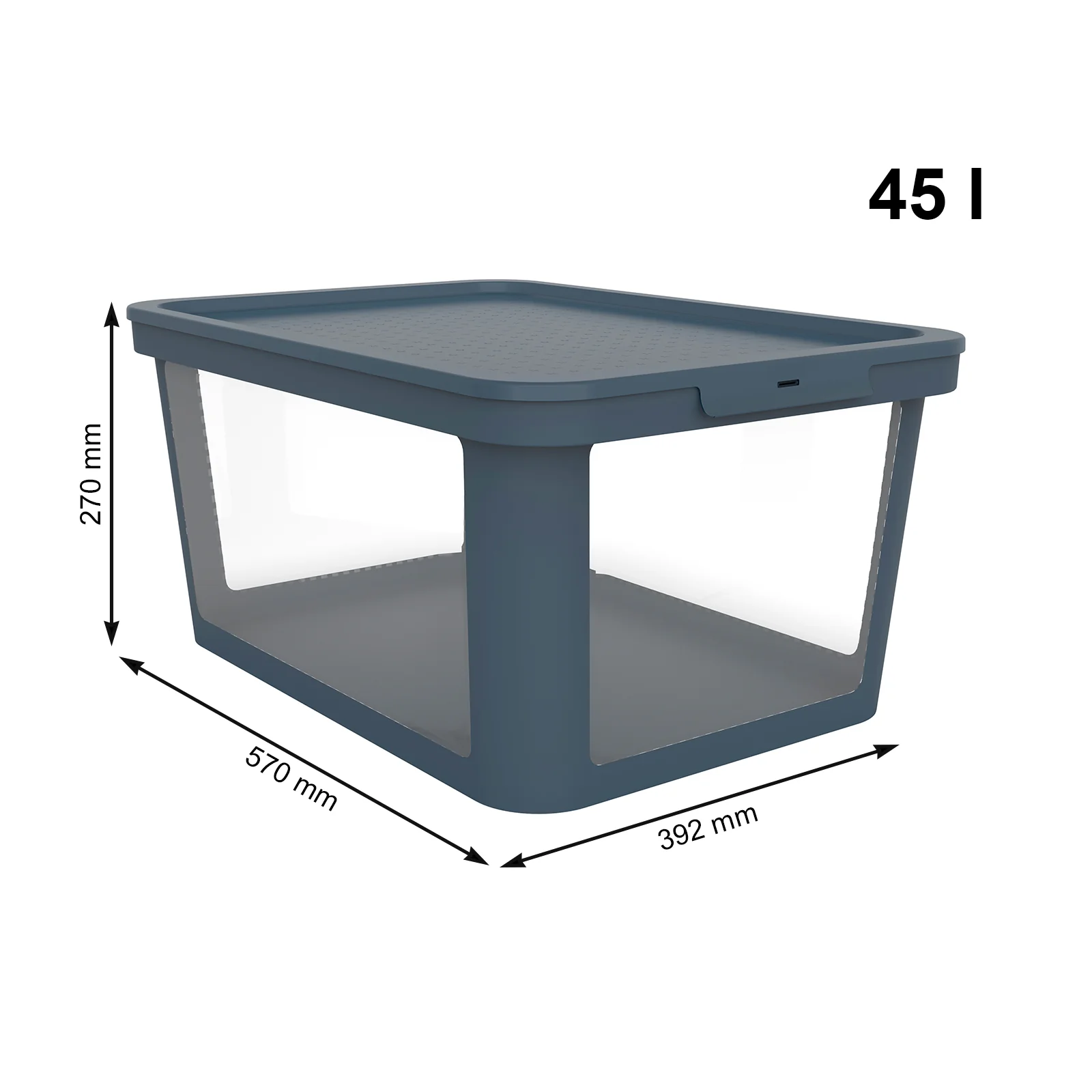 Box mit Stülpdeckel 45 l ALBRIS - Image 21