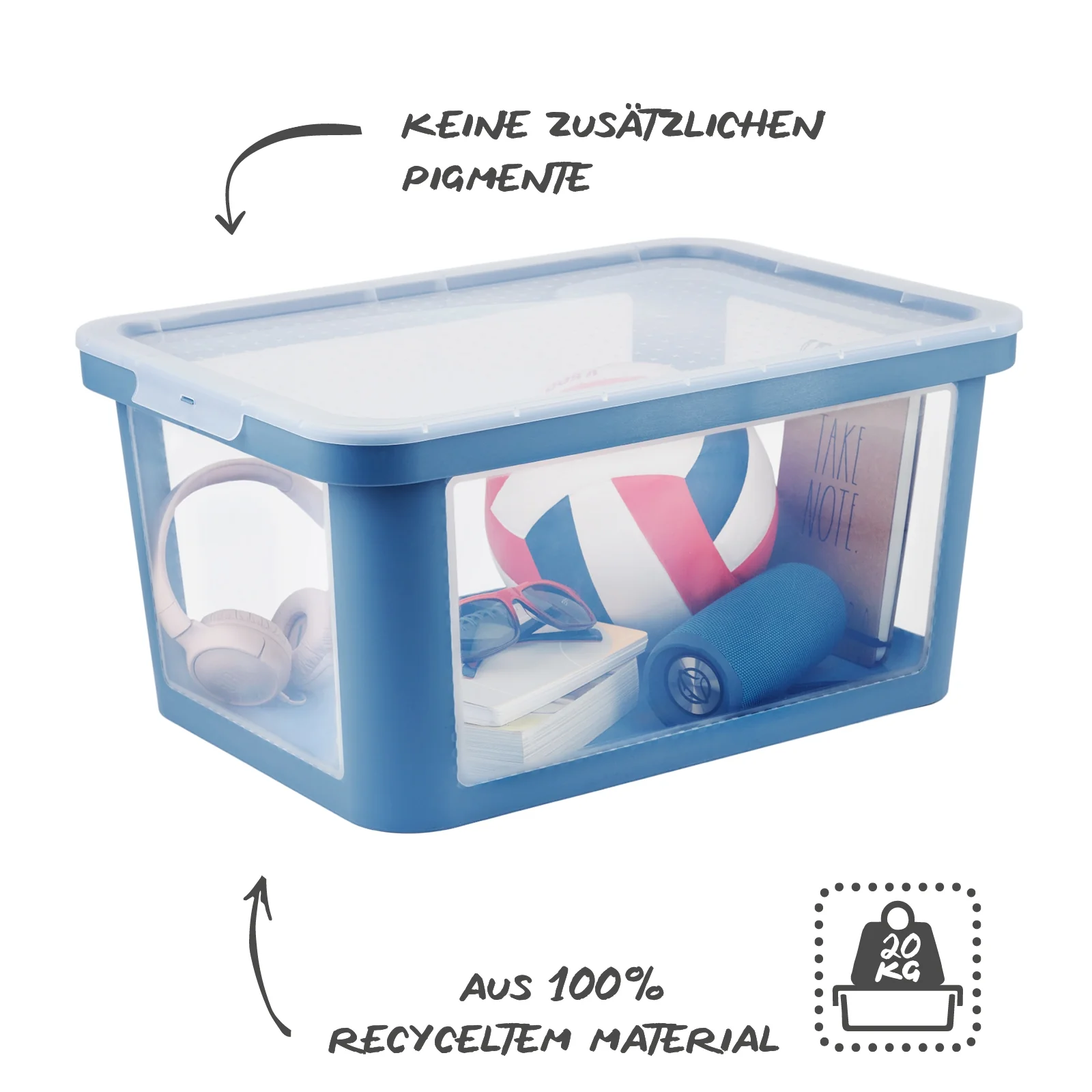 Box mit Stülpdeckel 45 l ALBRIS - Image 5