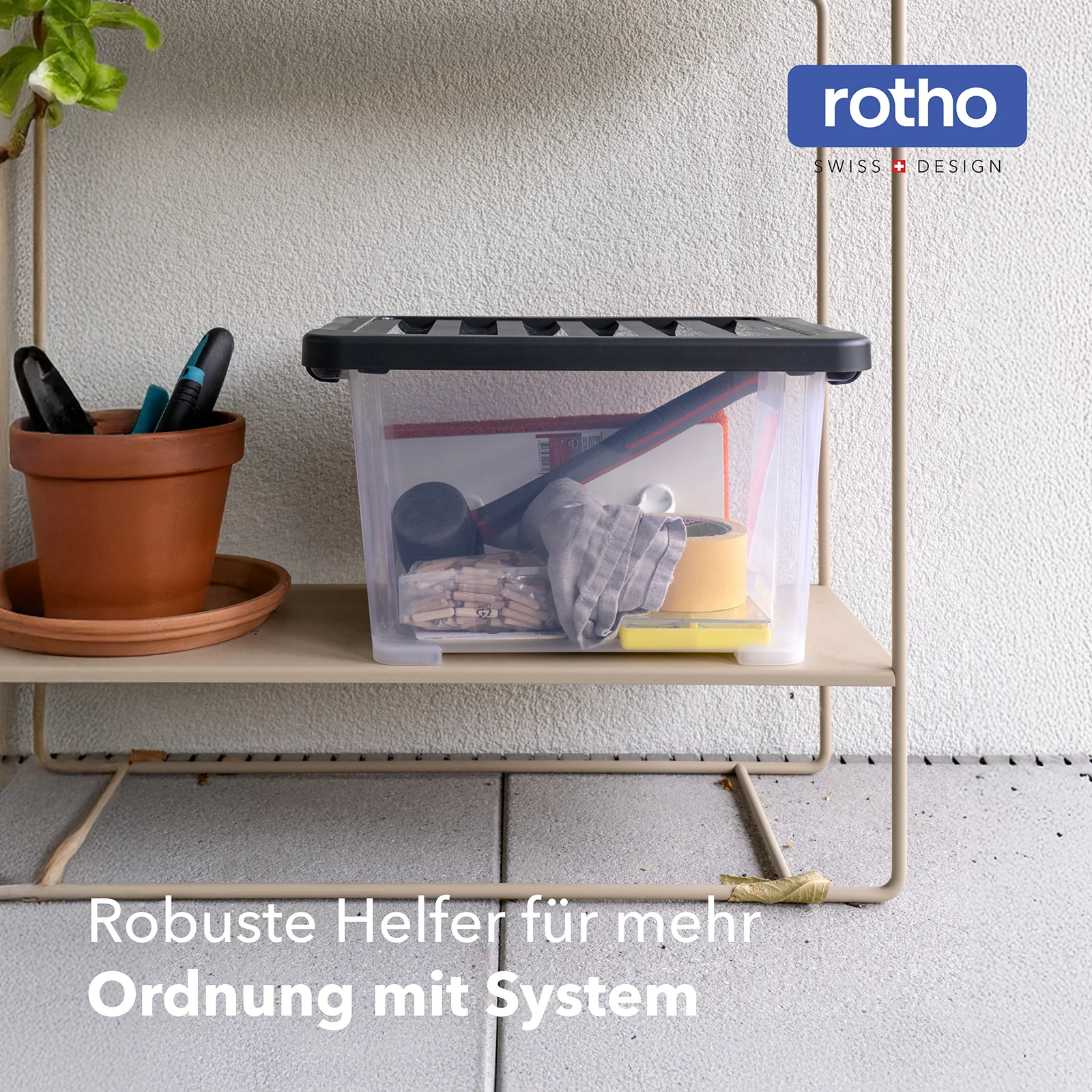 Boxen Set mit Deckel 15 l, 4 tlg. CORE PLUS - Image 3