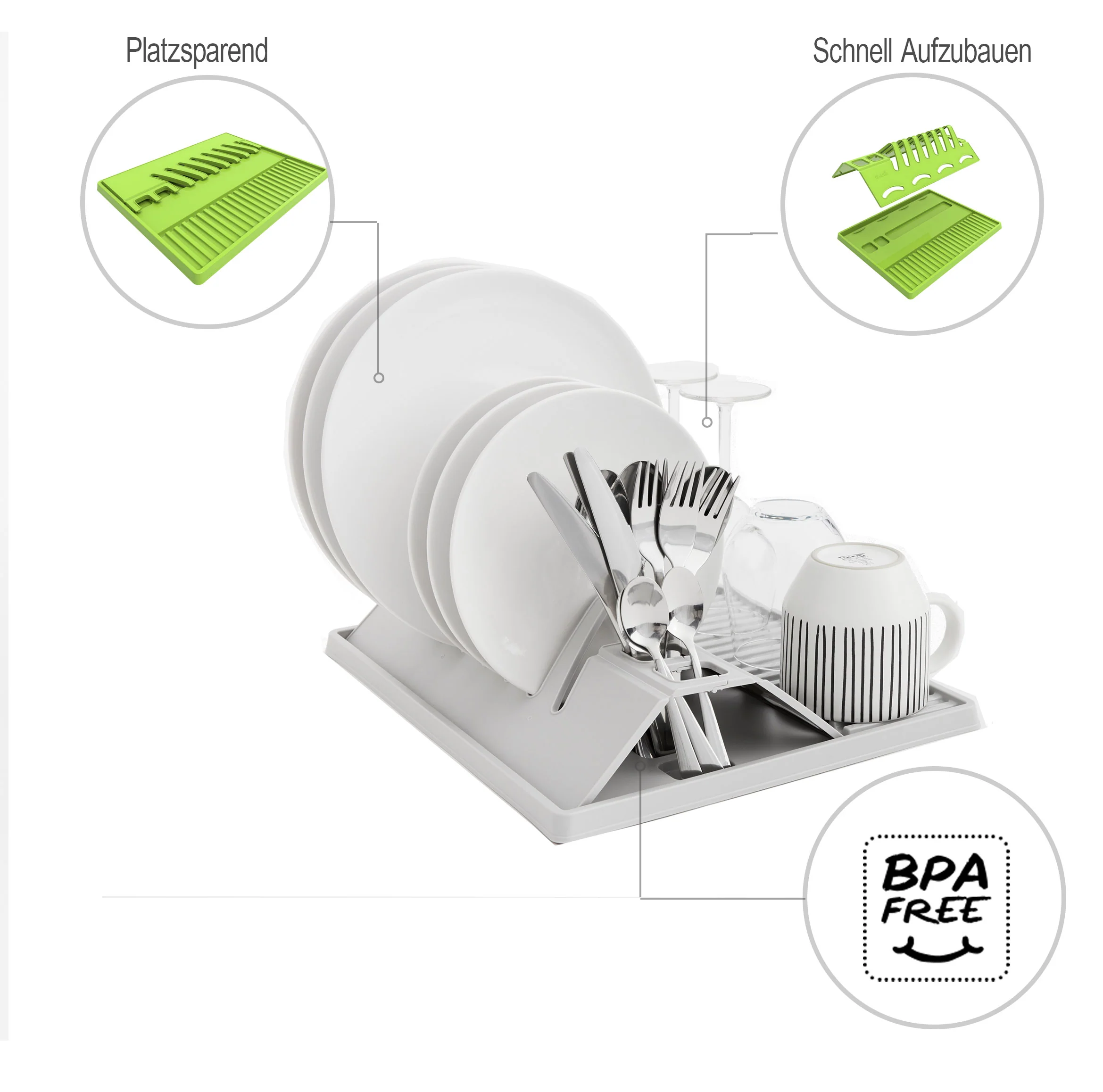 Geschirrabtropfer faltbar SPACE WONDER - Image 10