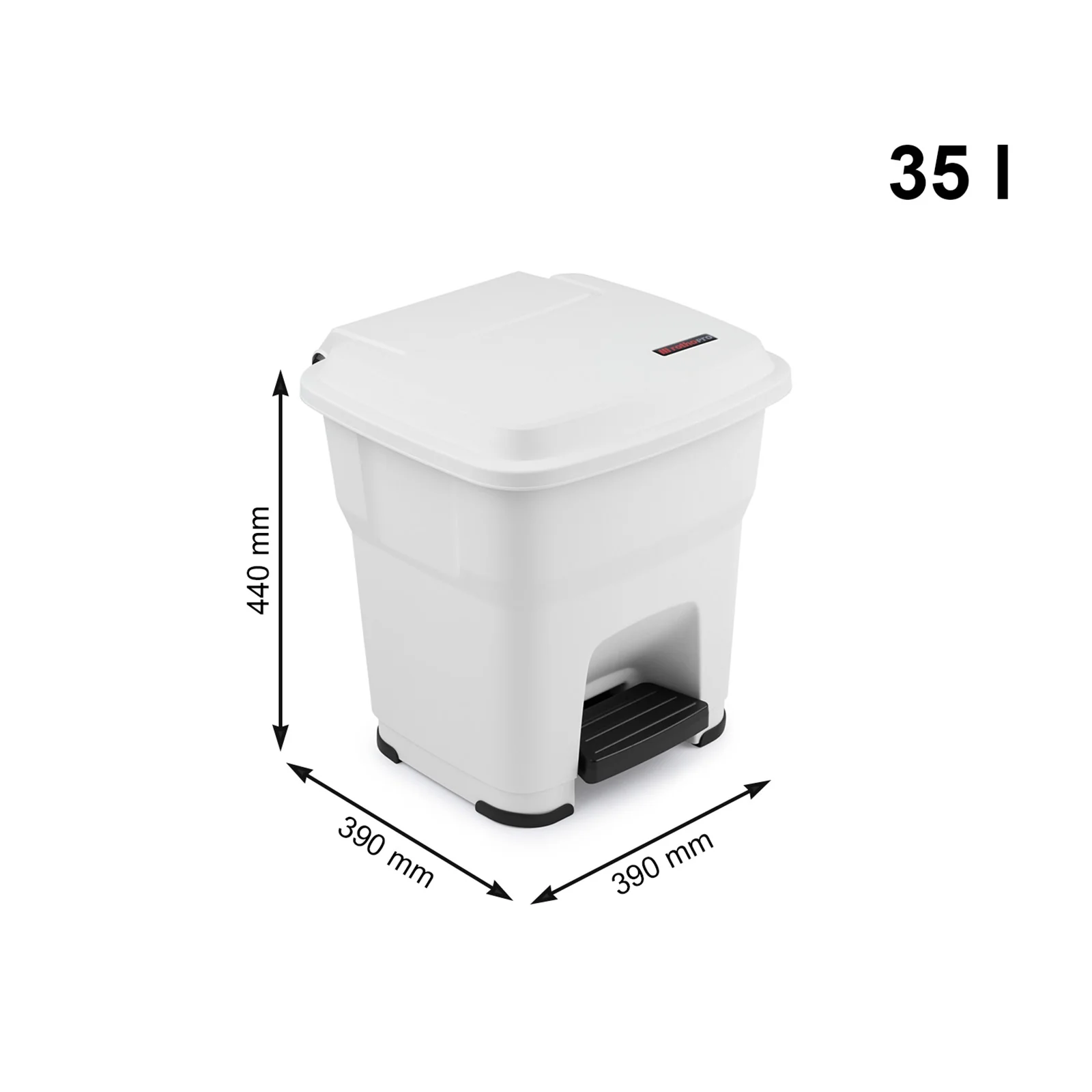 Abfalleimer mit Pedal 35 l HERA - Image 5