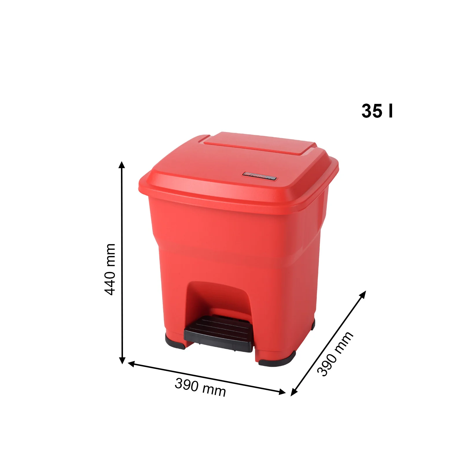Abfalleimer mit Pedal 35 l HERA - Image 6