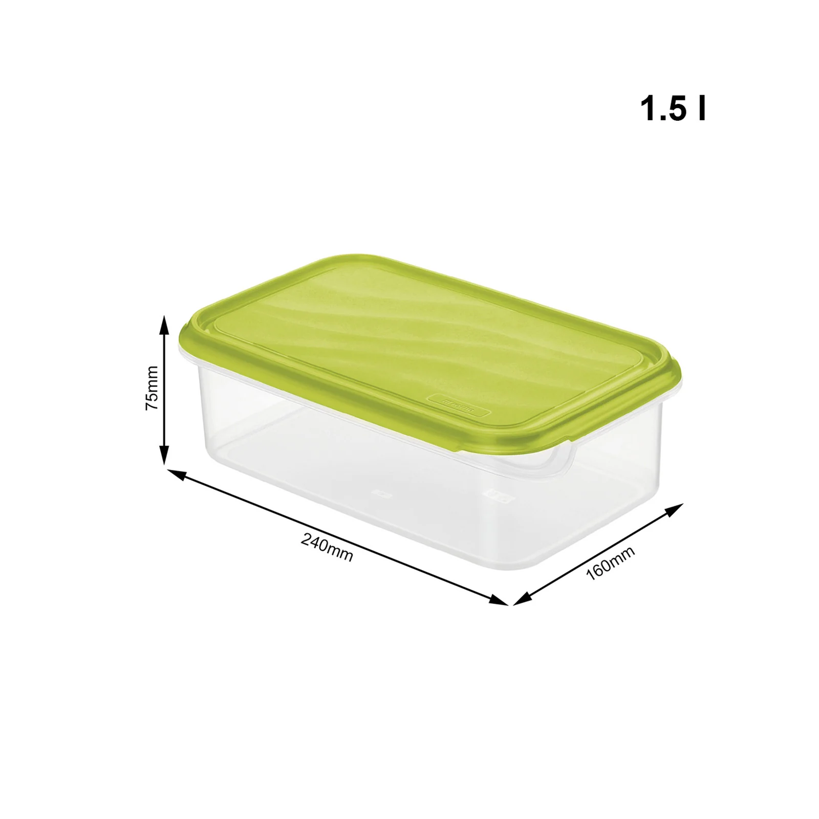 Kühlschrankdose eckig 1,5 l RONDO - Image 6