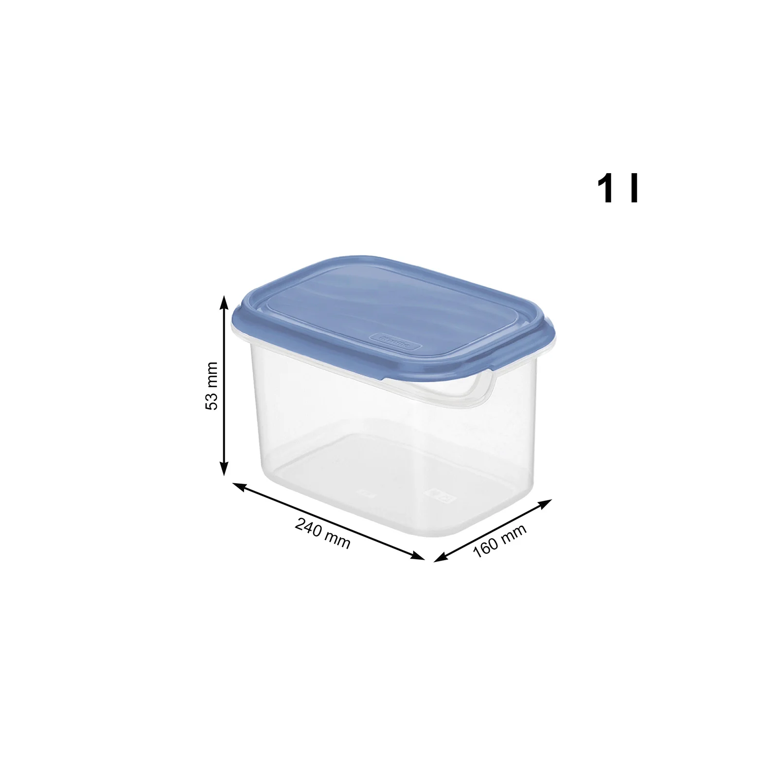 Kühlschrankdose eckig/hoch 1 l RONDO - Image 5
