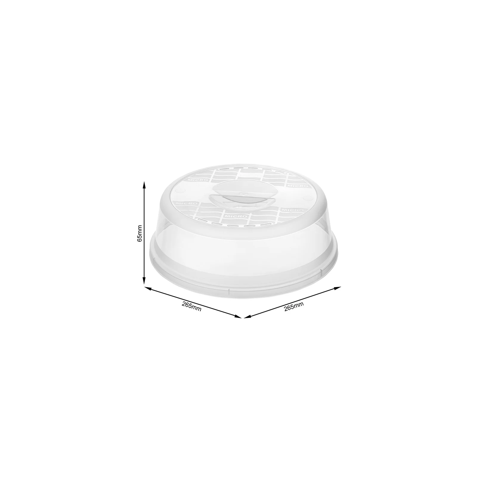 Mikrowellen-Abdeckhaube 26,5 cm BASIC - Image 3