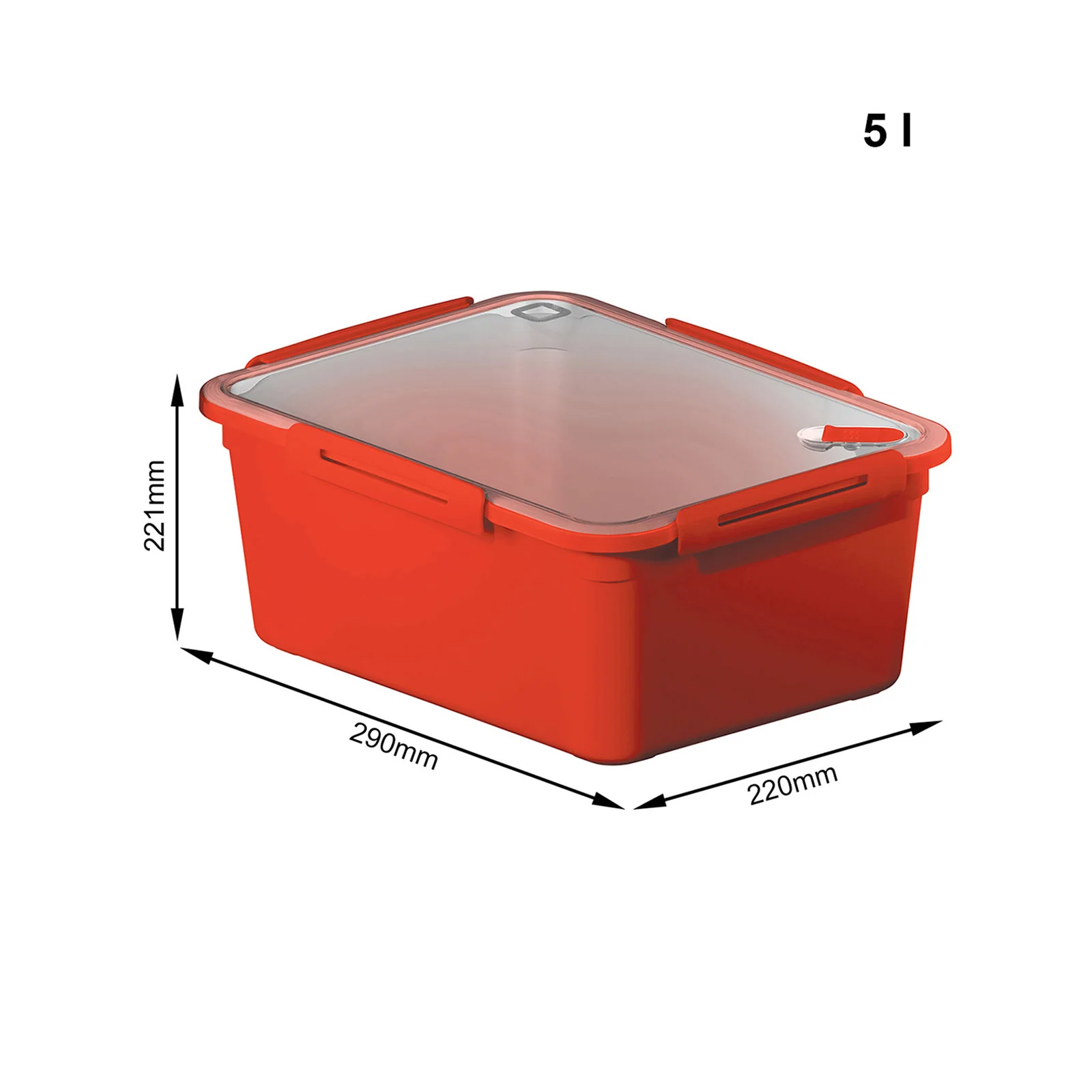 Mikrowellendose 5 l MEMORY - Image 4