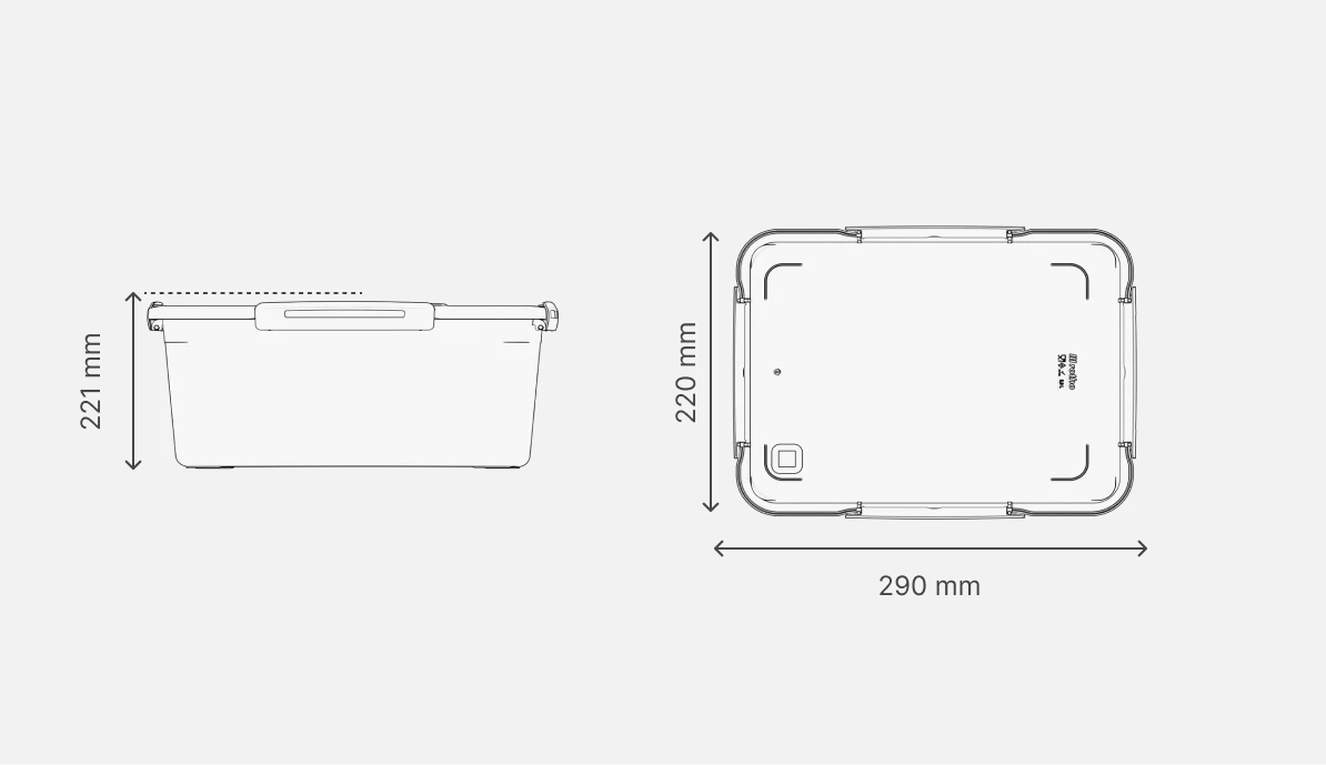 Mikrowellendose 5 l MEMORY - Image 6
