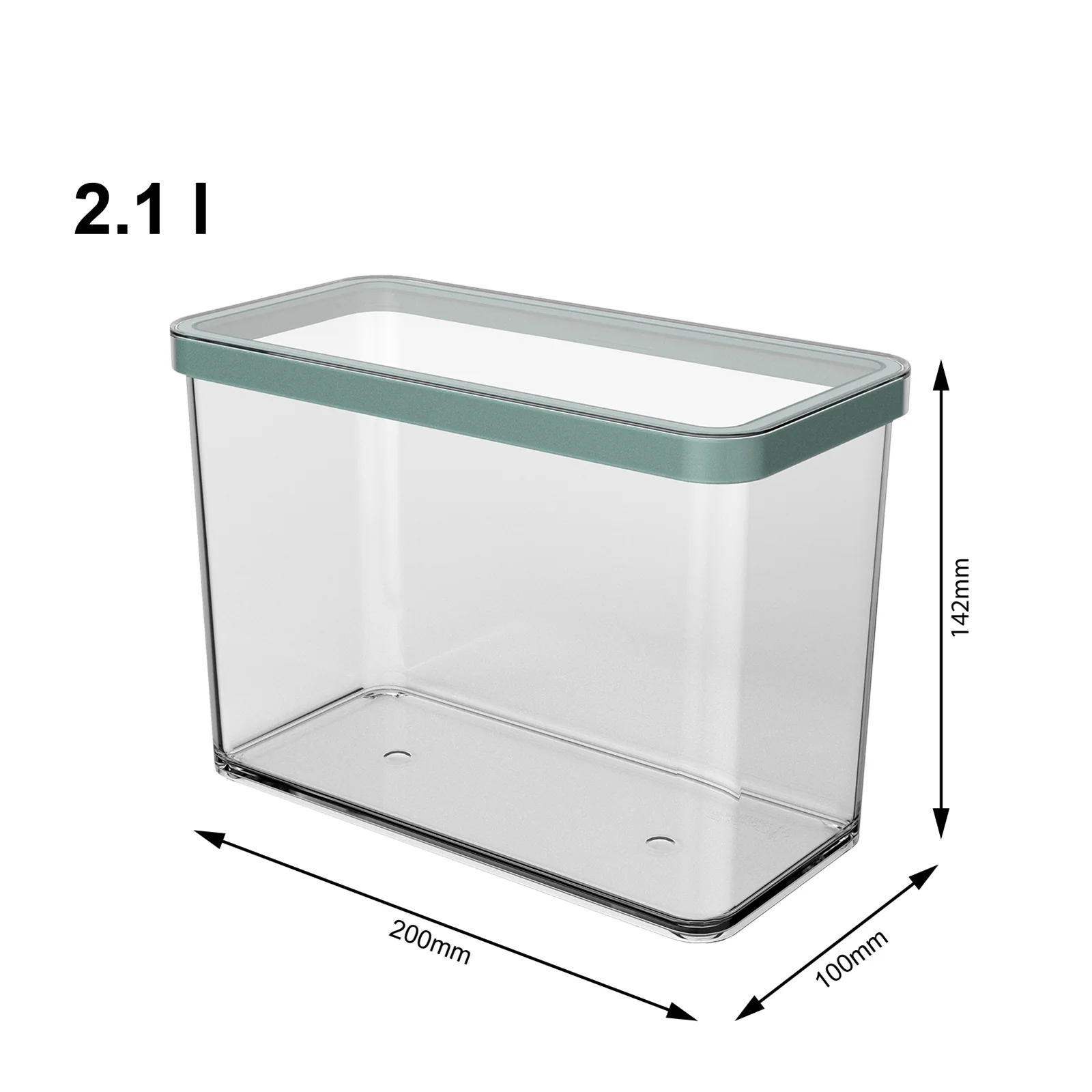 Premium Dose rechteckig 2,1 l LOFT - Image 14