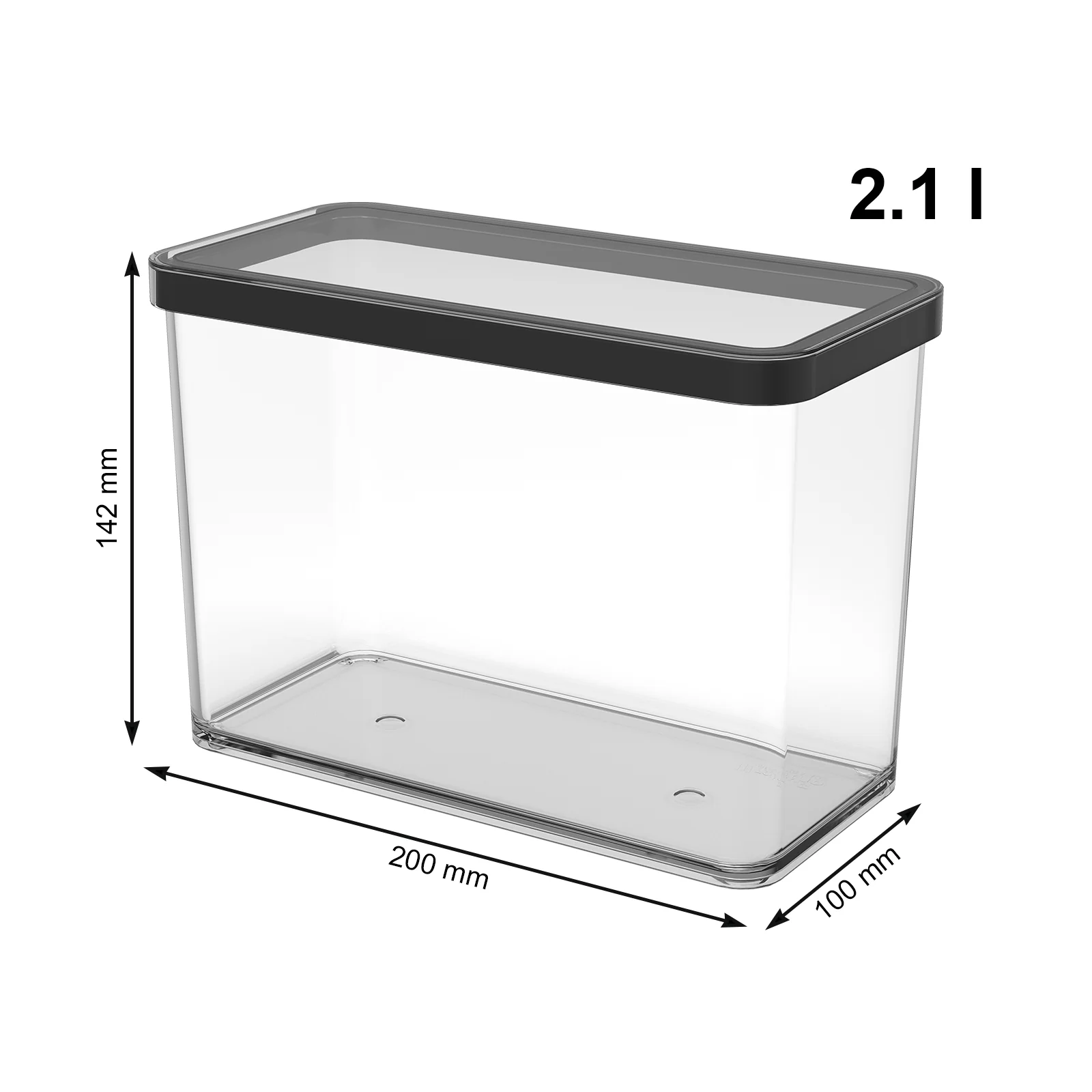 Premium Dose rechteckig 2,1 l LOFT - Image 15