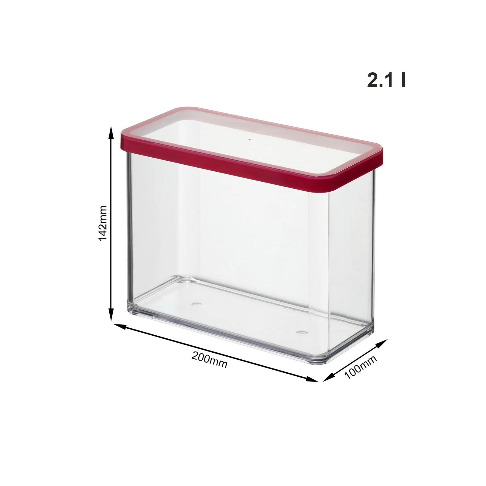 Premium Dose rechteckig 2,1 l LOFT - Image 16