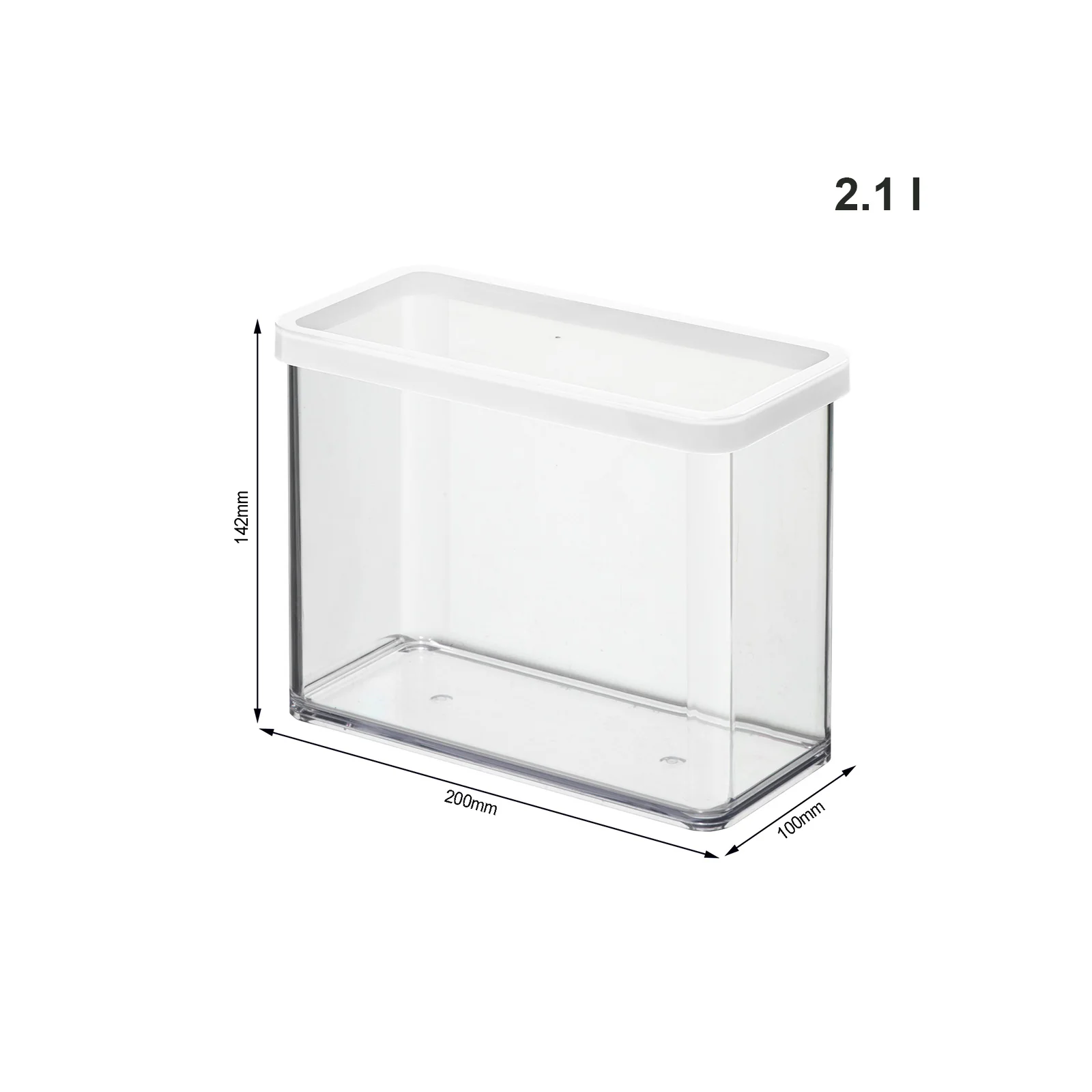 Premium Dose rechteckig 2,1 l LOFT - Image 17