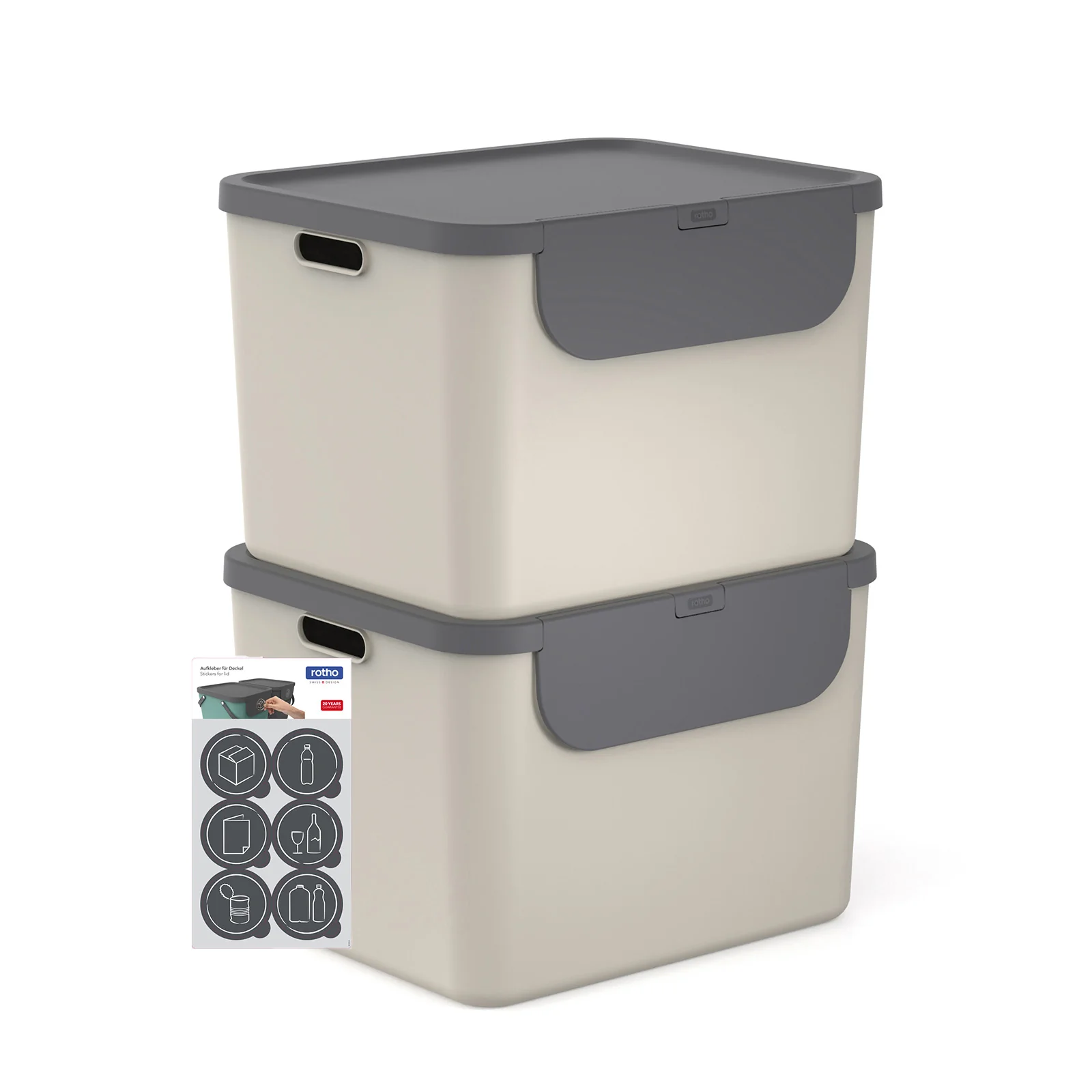 Recyclingbehälter 55 l - 2er Set ALBULA - Image 13