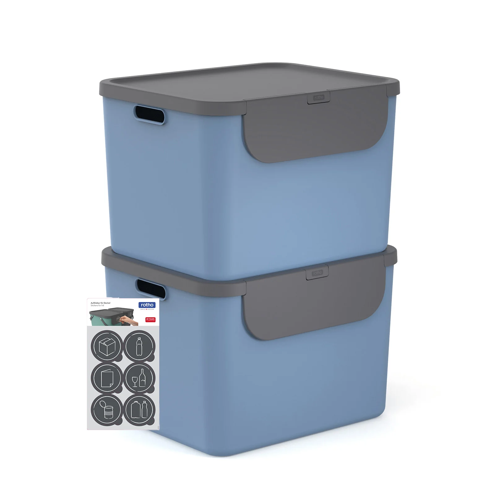 Recyclingbehälter 55 l - 2er Set ALBULA - Image 19