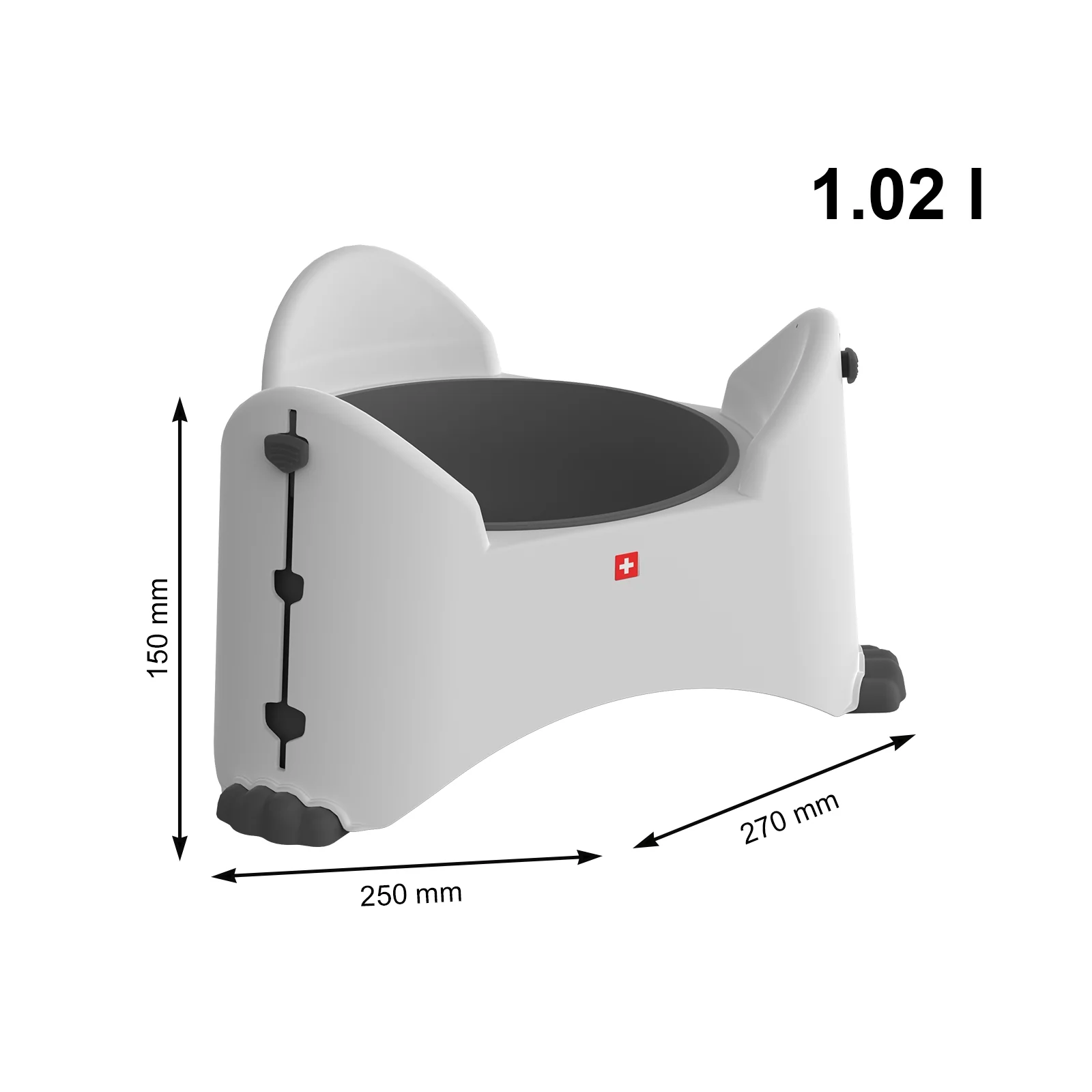 Sammy Verstellbarer Futternapf 1,02 l - Image 3