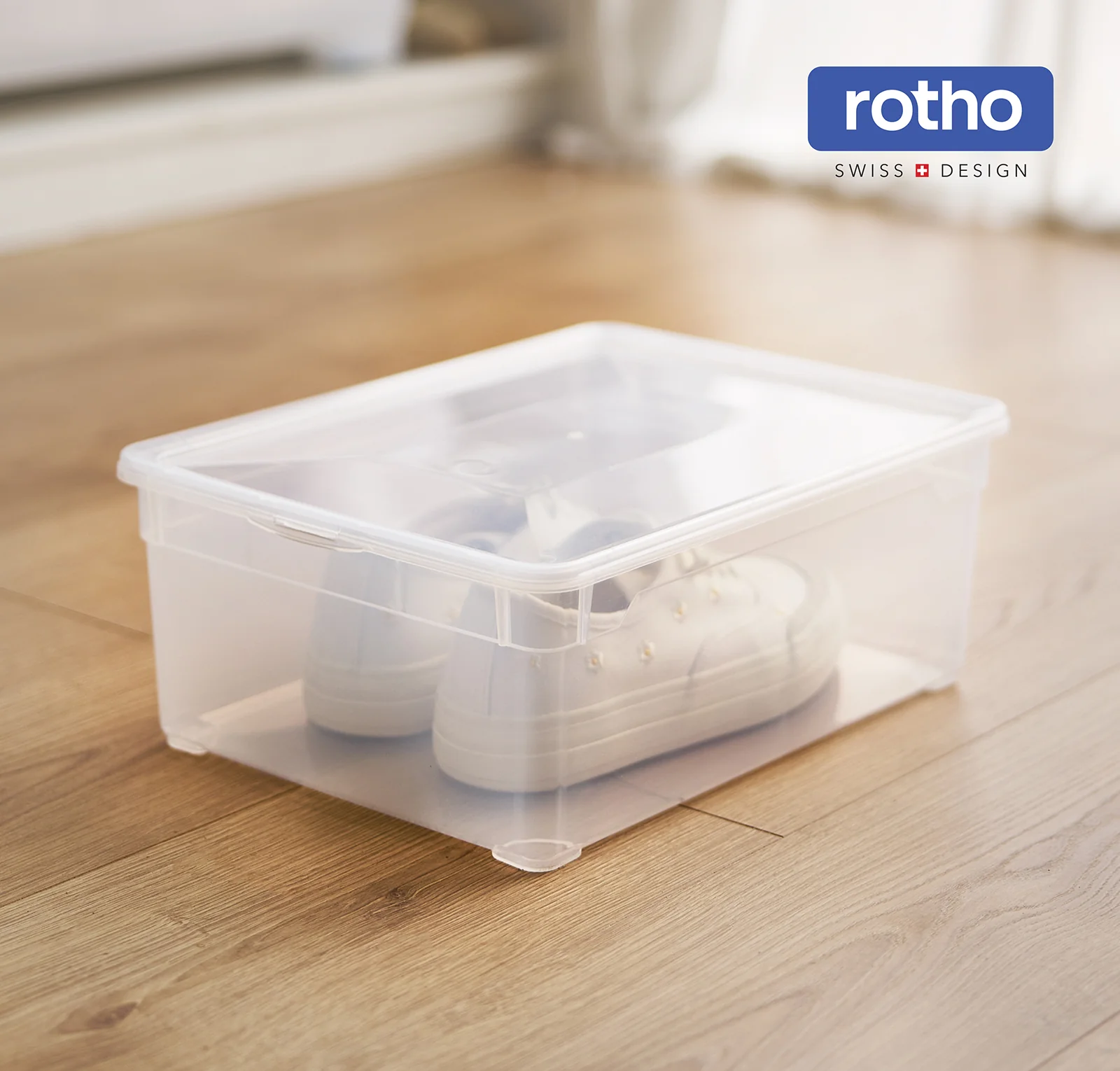 Set Aufbewahrungsbox 10 l 6.tlg CLEAR | Horizont blau transparent - Image 3