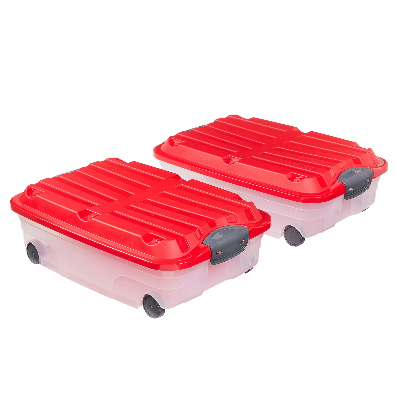 Set Aufbewahrungsboxen mit Rollen 22l 4tlg