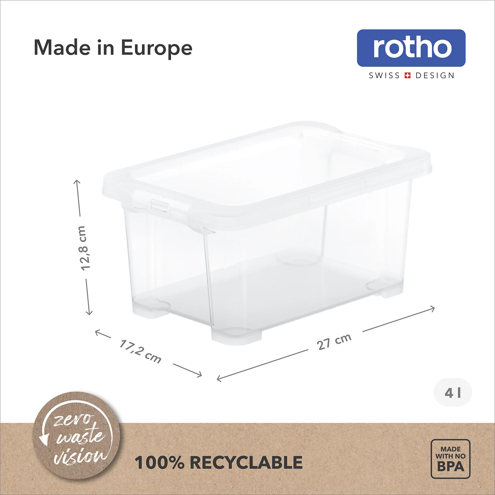 Set Box mit Deckel 4 l, 8 tlg. CORE BASIC - Image 5