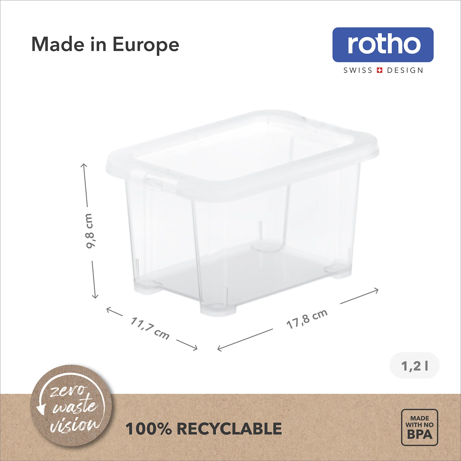 Set Box mit Deckel 1.2 l, 8 tlg. CORE BASIC - Image 3