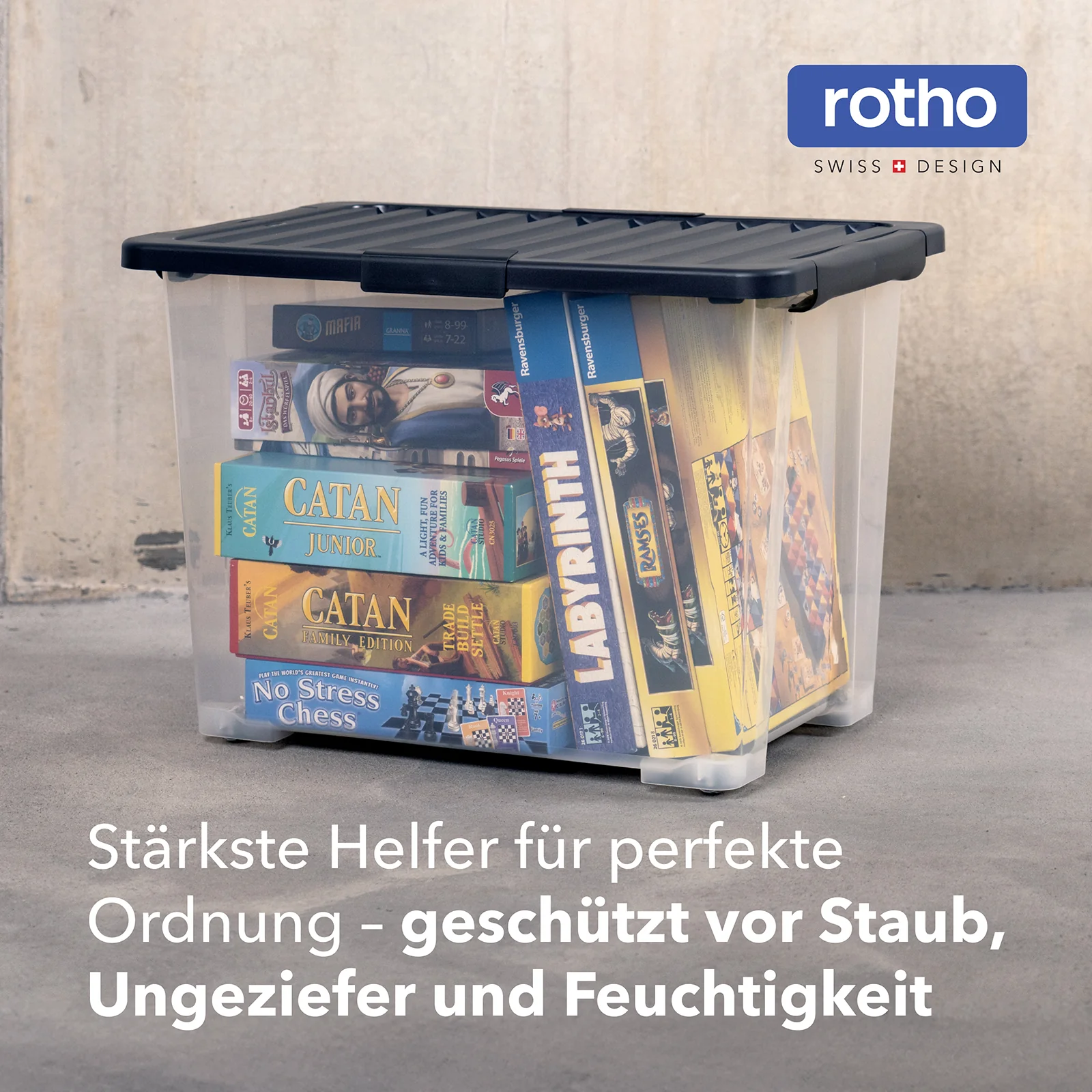 Set Boxen mit Deckel 65 l, 4 tlg. CORE PRO - Image 2