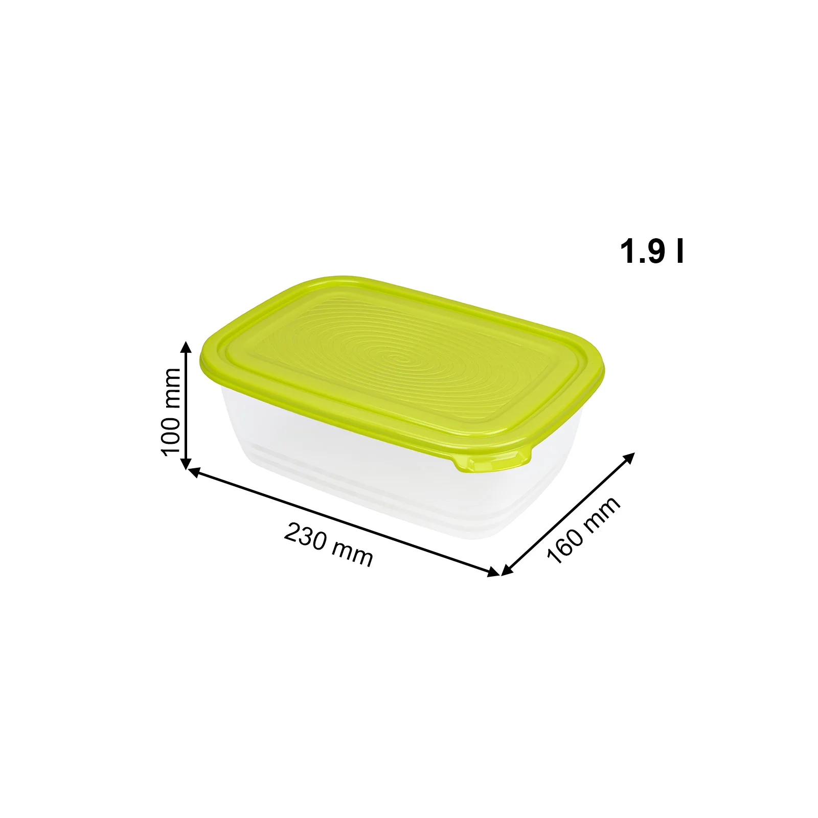 2er Set Kühlschrankdose 1,9 l SUNSHINE - Image 2
