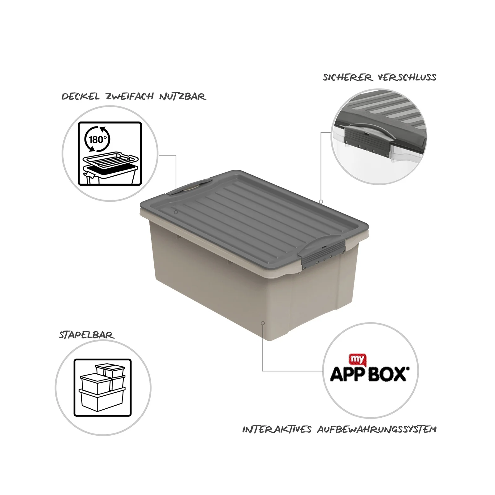 2er Set Stapelboxen COMPACT - Image 7
