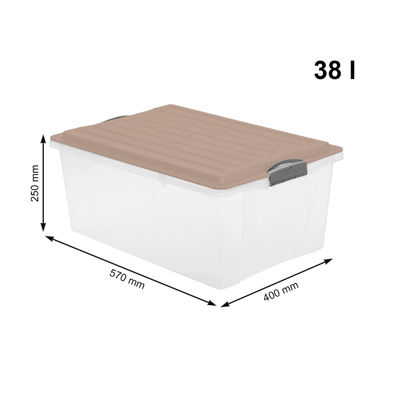 Stapelbox DIN A3, 38 l COMPACT - Image 33