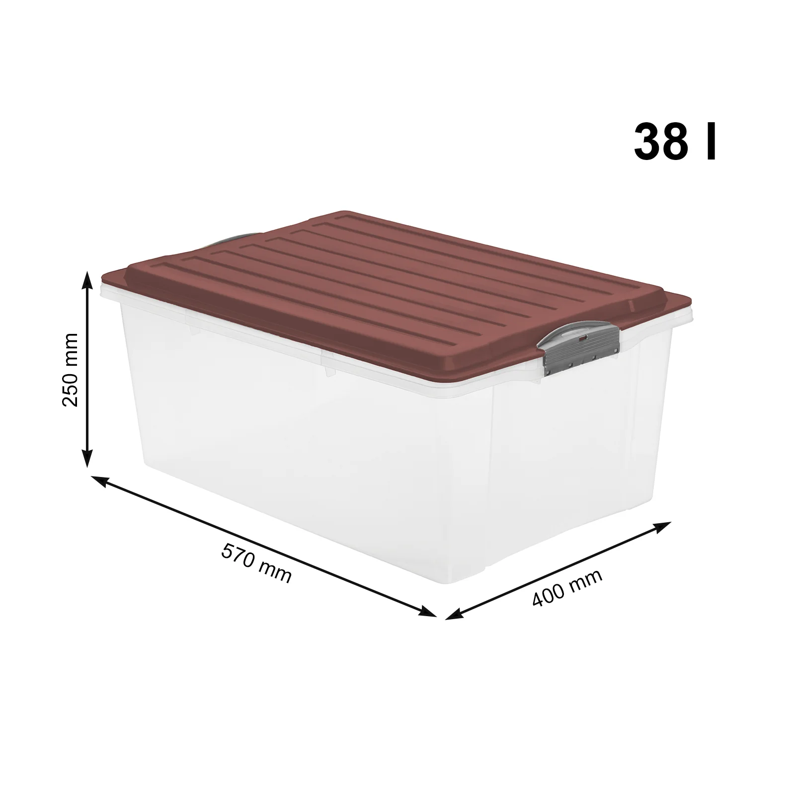 Stapelbox DIN A3, 38 l COMPACT - Image 36