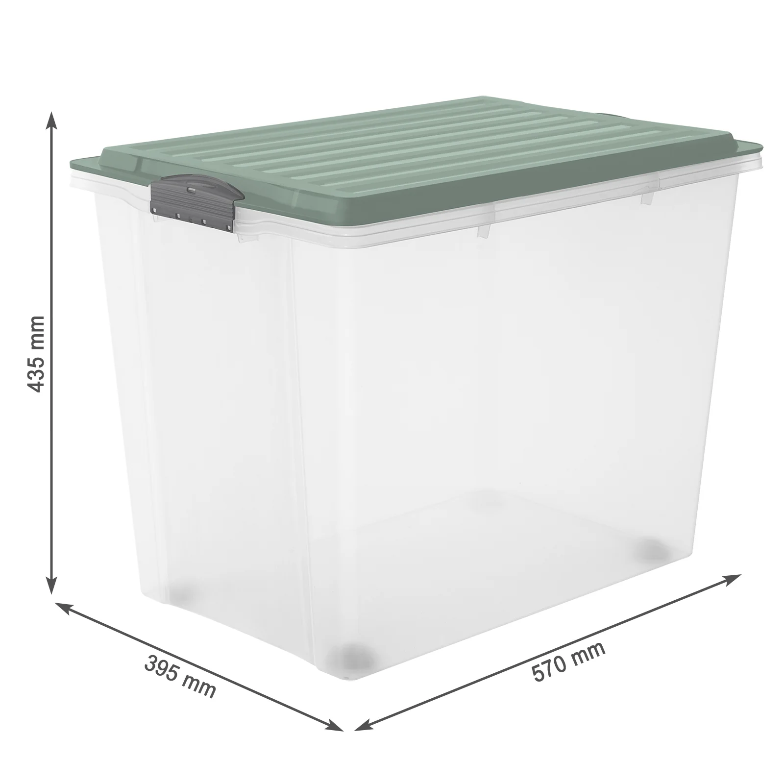 Stapelbox mit Rollen DIN A3, 70 l COMPACT - Image 21