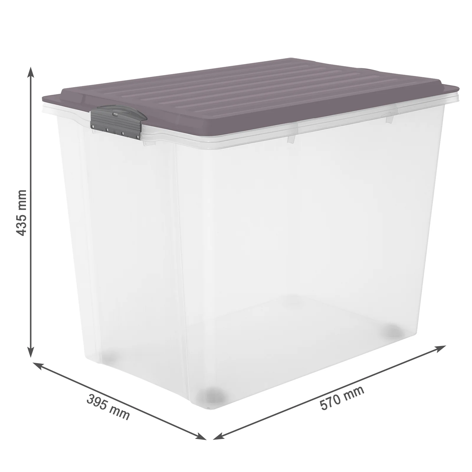 Stapelbox mit Rollen DIN A3, 70 l COMPACT - Image 24