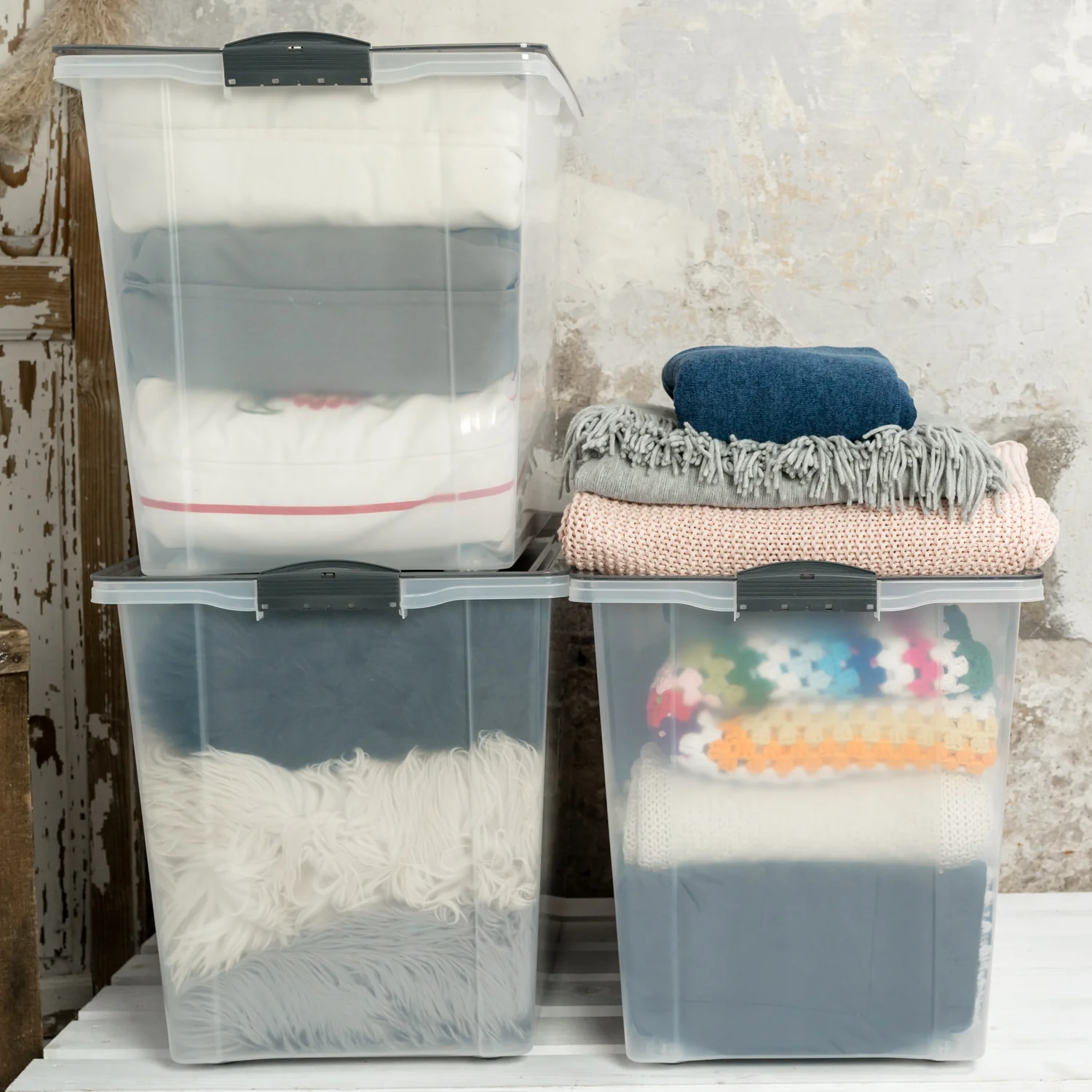 Stapelbox mit Rollen DIN A3, 70 l COMPACT ECO - Image 4