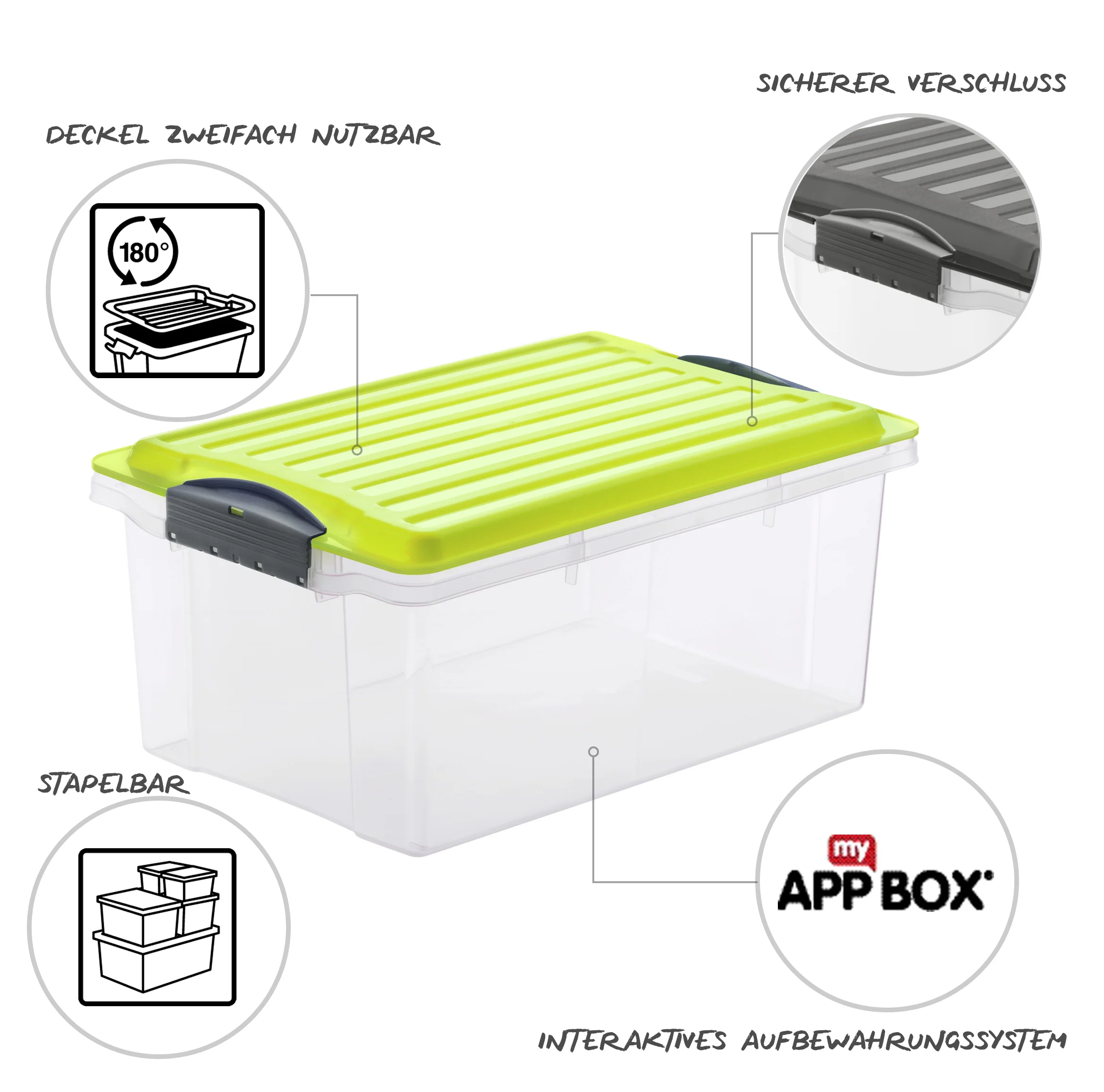 Stapelbox DIN A4, 13 l COMPACT - Image 19